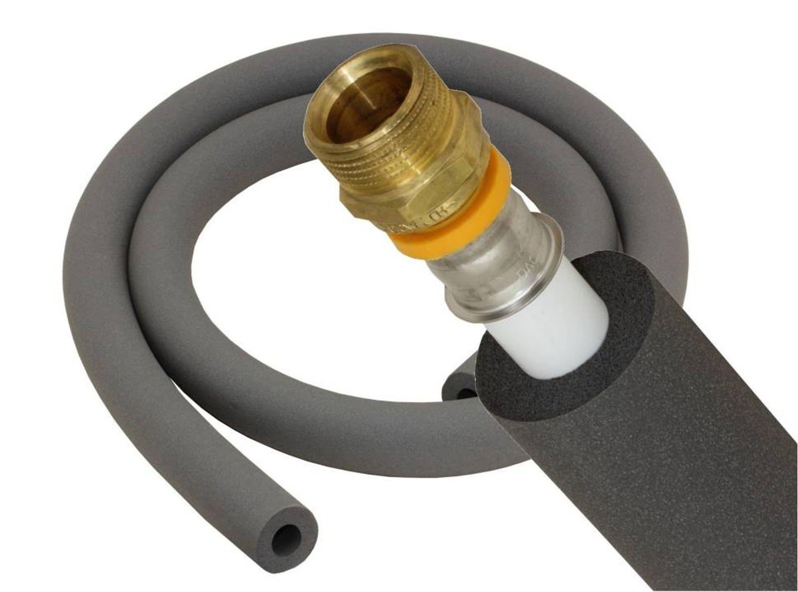Kautschuk Rohrisolierung Rohrdämmung 50% gemäß GEG/EnEV 2 Meter 28 x 10 mm – Bild 2 von 2
