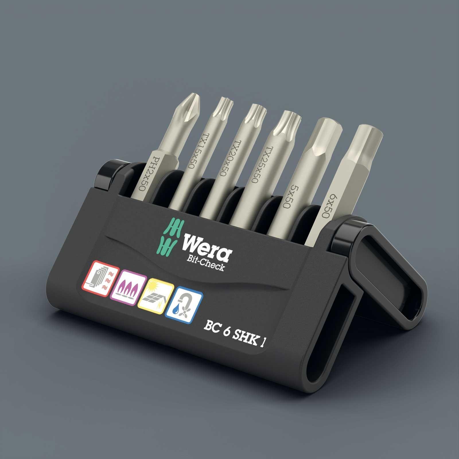 Wera Bit-Check 6 SHK 1 SB, 6?teilig – Bild 2 von 2