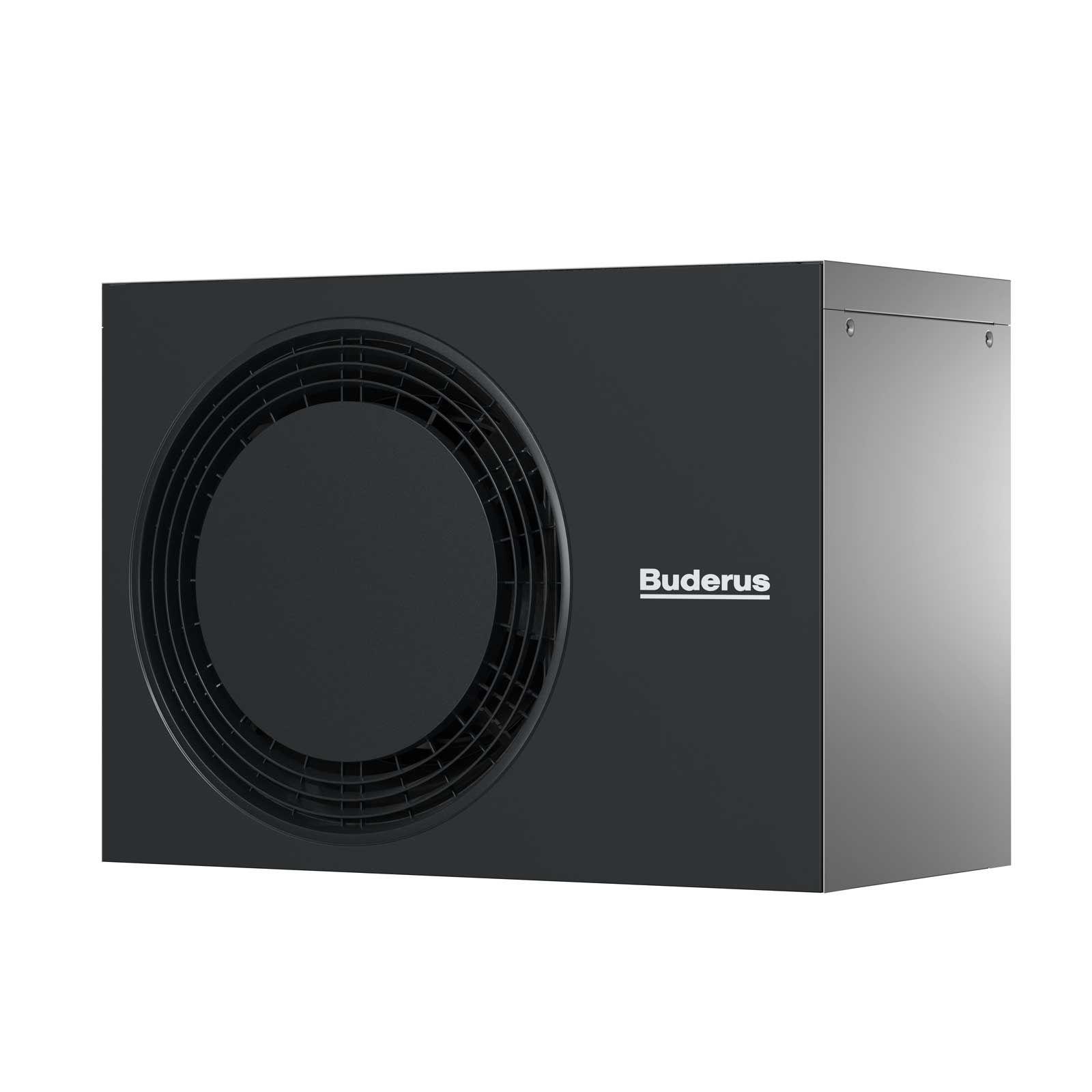 Buderus Luft-Wasser-Wärmepumpe Logaplus M WLW186i-4 AR T180 schwarz