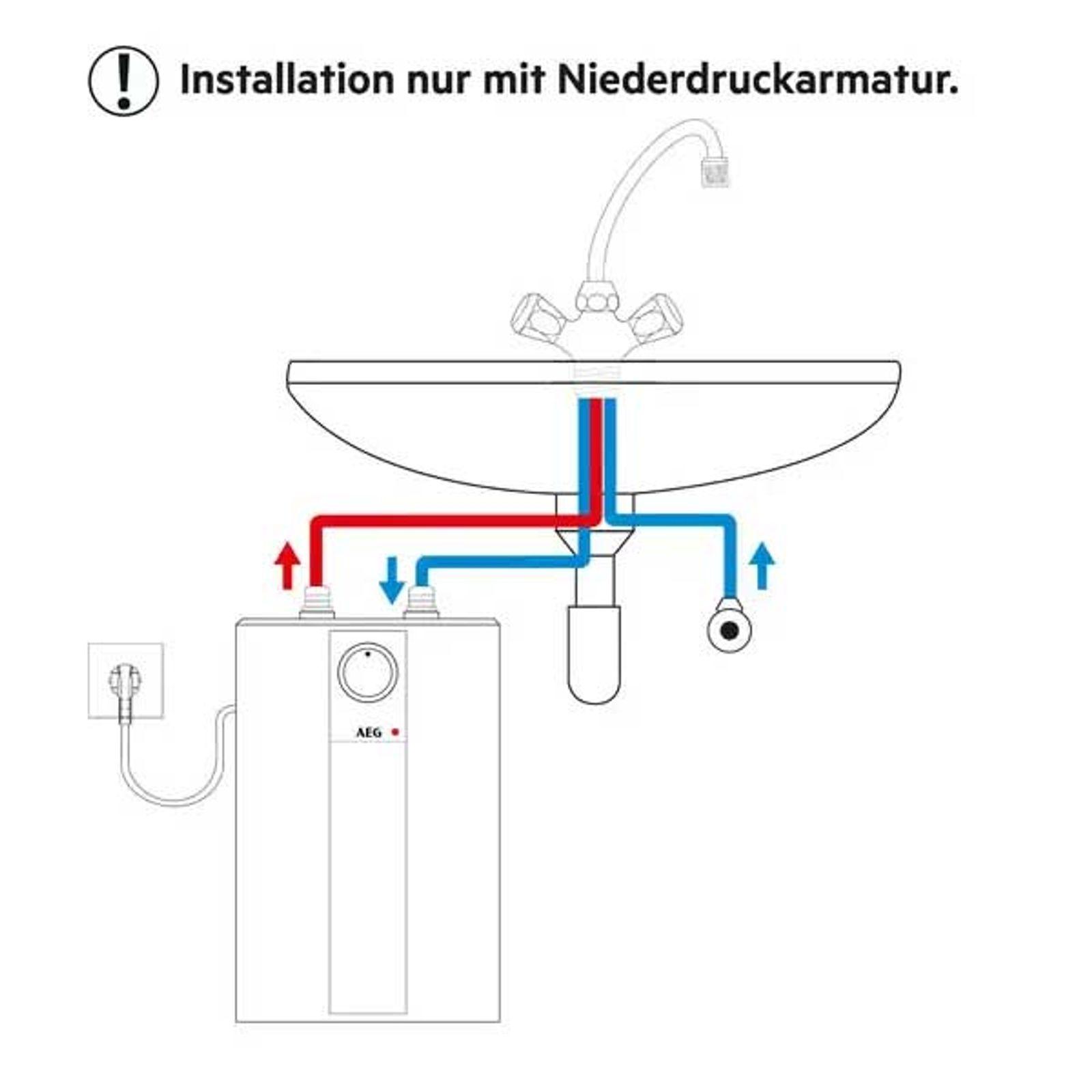 AEG Kleinspeicher Huz 5 Basis Untertisch 5 Liter 2 kw 230 V – Bild 5 von 7