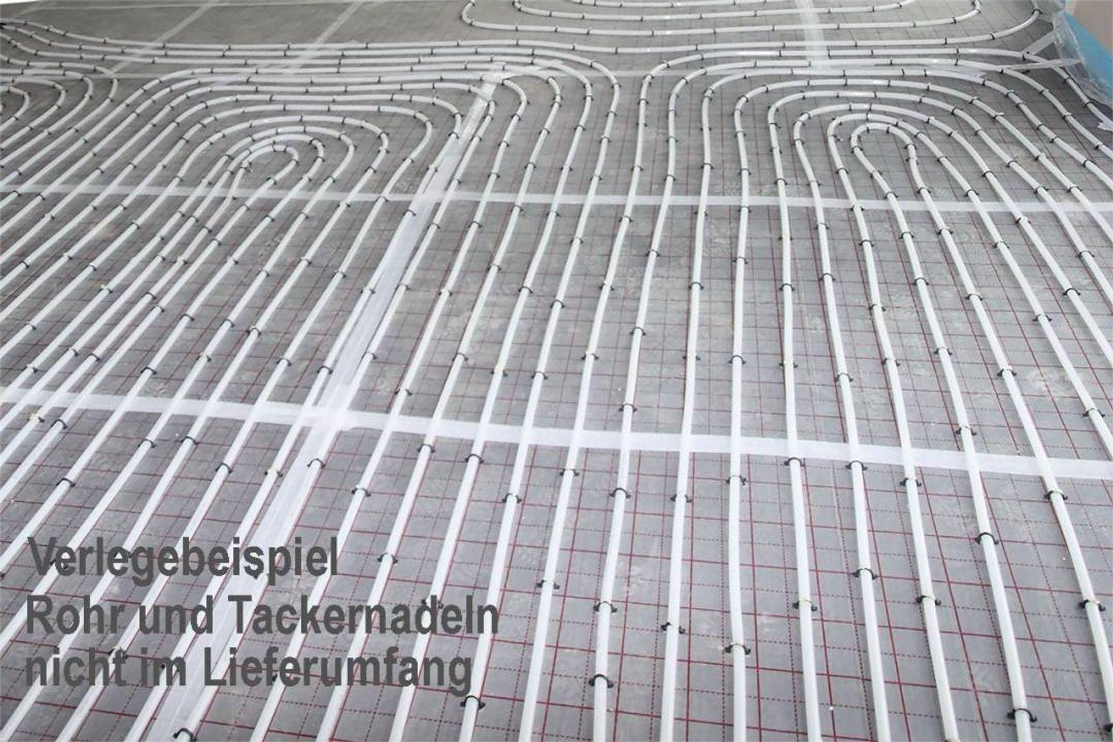 Fußbodenheizung 25 mm Tackersystem Tackerplatte Faltplatte 25-2 WLG 045 10 m² – Bild 2 von 2