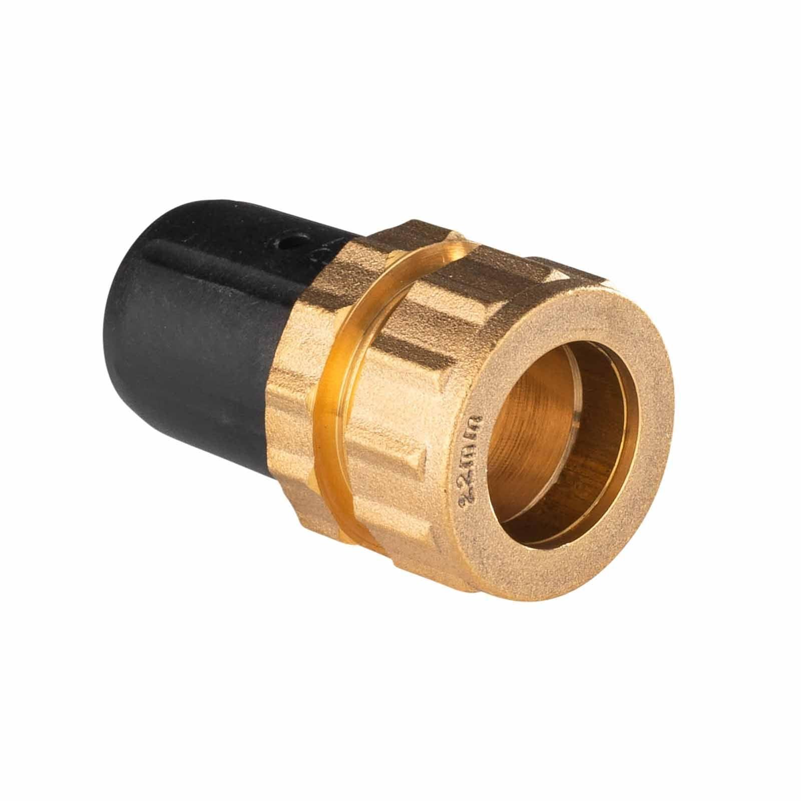 Pipetec Steckfitting Steck-Übergang auf Kupferrohr (Schraub.) 16x2-15mm Pipetec Steckfitting Steck-Übergang auf Kupferrohr (Schraub.) 16x2-15mm
