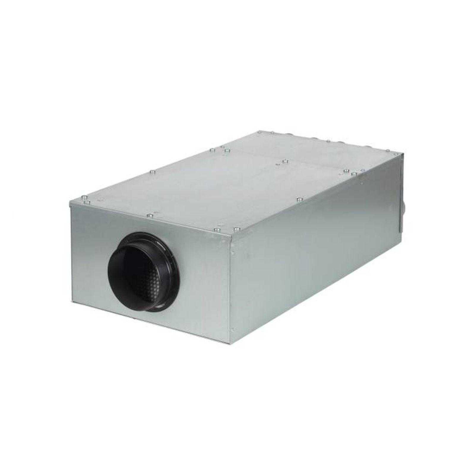 12-fach Luftverteiler mit integriertem Schalldämpfer für DN 50 Kunststoff-Flexkanal Anschluss DN 125 – Bild 2 von 2