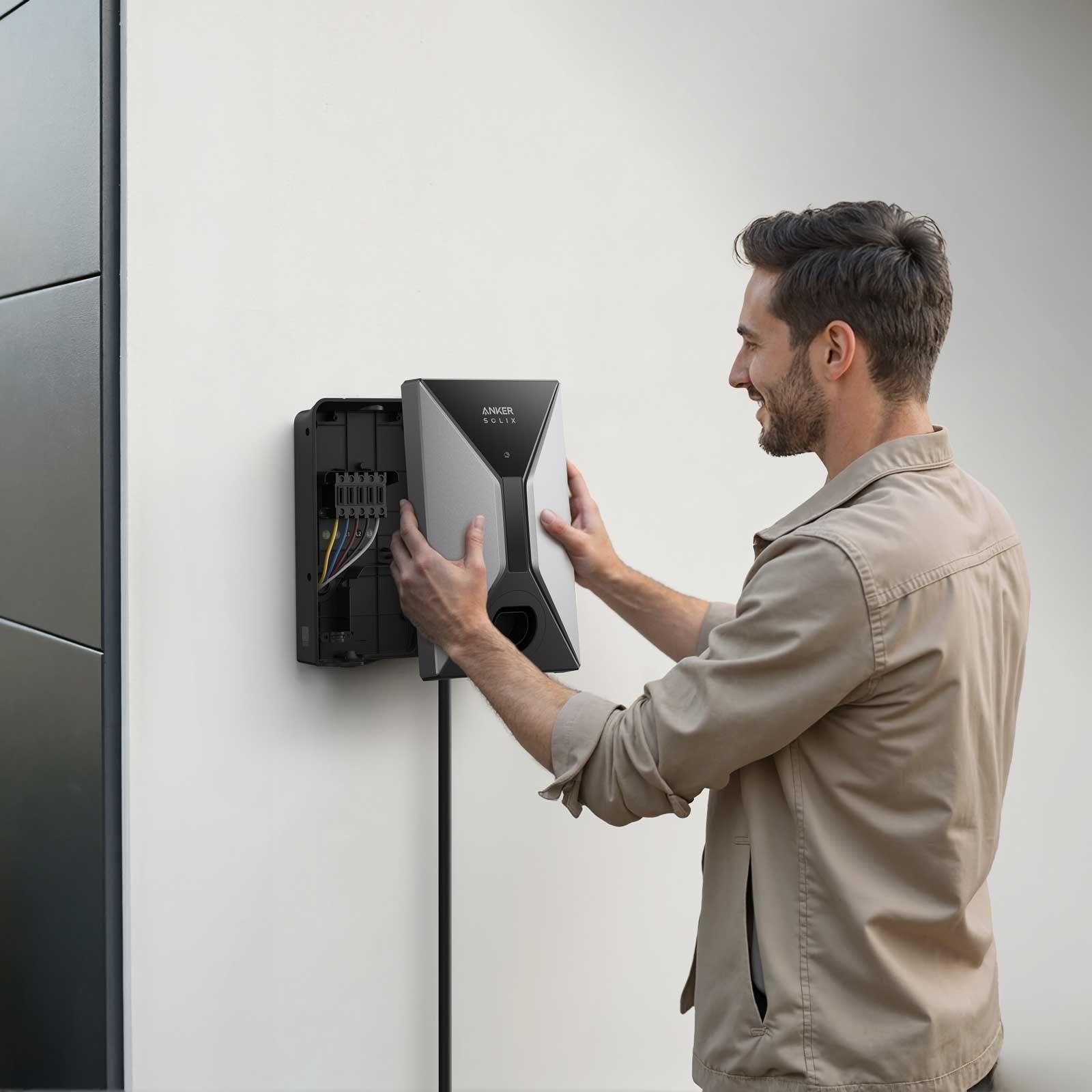 Anker SOLIX V1 Wallbox - Smartes EV-Ladegerät 11 kW Kabel-Version – Bild 7 von 10