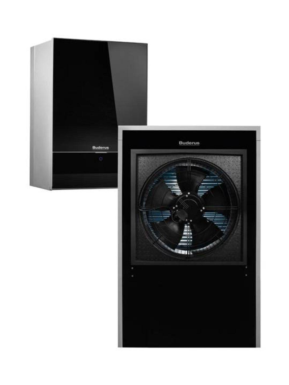 Buderus Wärmepumpenset WLW196i IR-8 S heizen 16 kW kühlen 11,92 kW mit Bedieneinheit RC100H Zubehör ohne Speicher – Bild 2 von 6