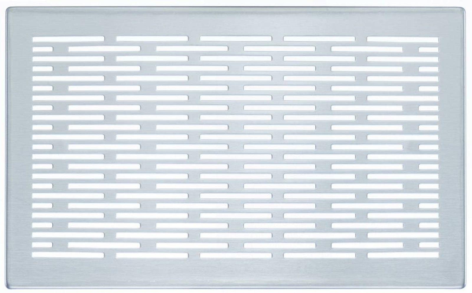Zehnder Designgitter CLD Genua Edelstahl 260 x 160 mm