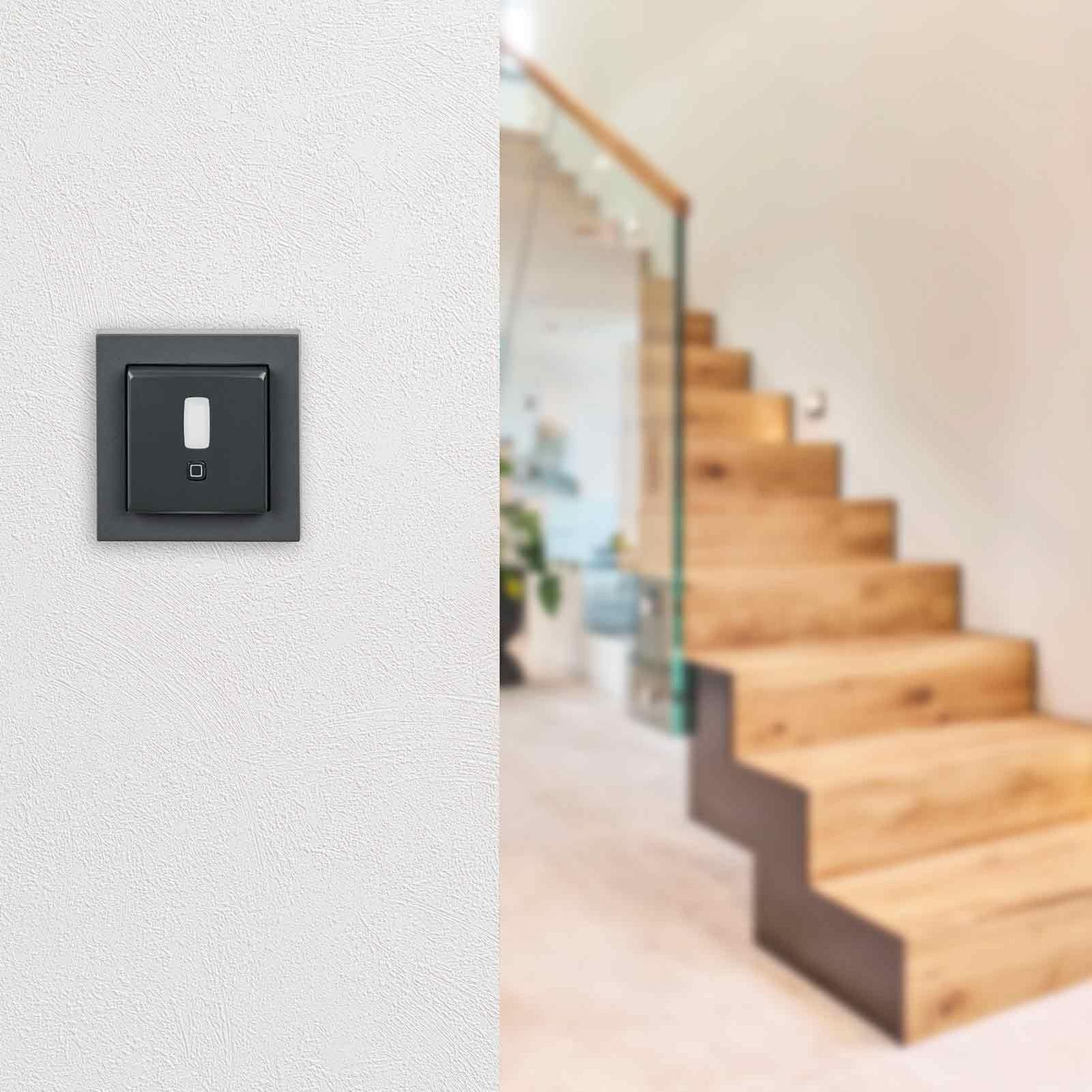 Homematic IP Smart Home Bewegungsmelder für 55er Rahmen innen HmIP-SMI55-A anthrazit – Bild 8 von 9