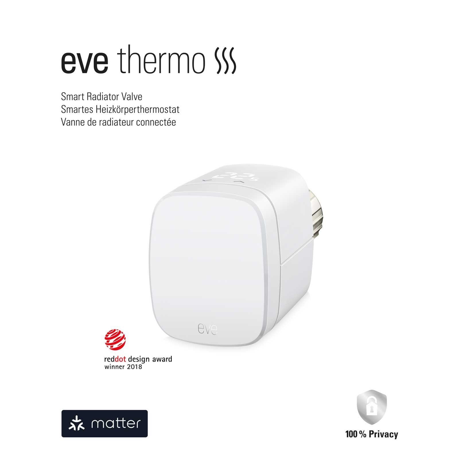 Eve Thermo - Smartes Heizkörperthermostat (Matter)