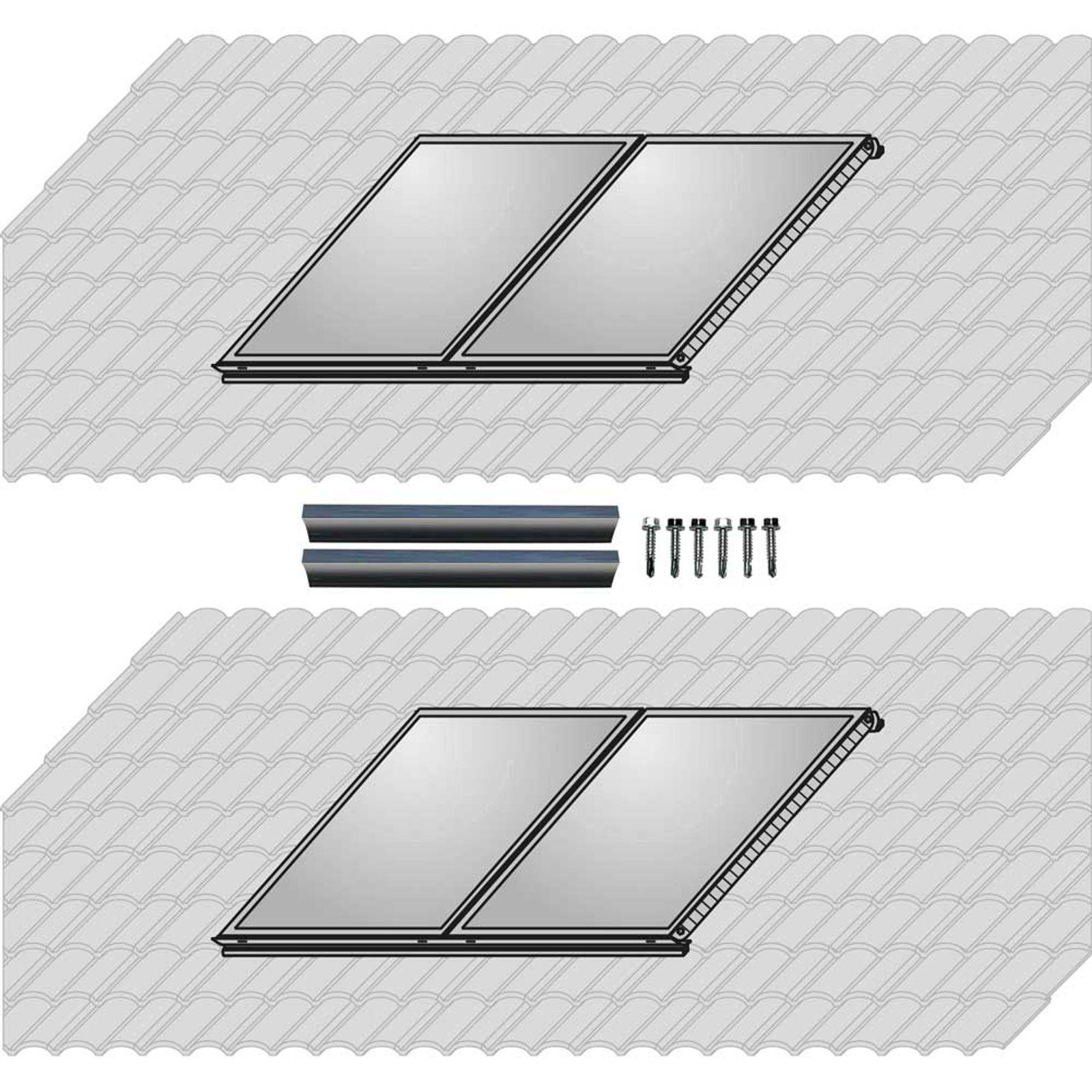 Wolf Solar Paket 9,2 m² mit 4 Flachkollektoren TopSon F3-1, SM1-2 Regelung, Solarspeicher SEM-1-500 – Bild 6 von 10