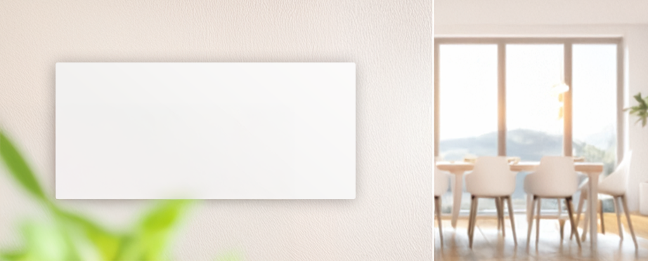 Infrarotheizkörper an der Wand