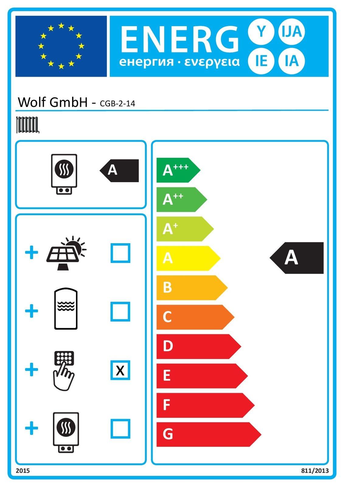 Wolf Gas-Brennwerttherme CGB-2-14 ComfortLine 14 kW Regelung BM-2 Zubehör – Bild 2 von 2