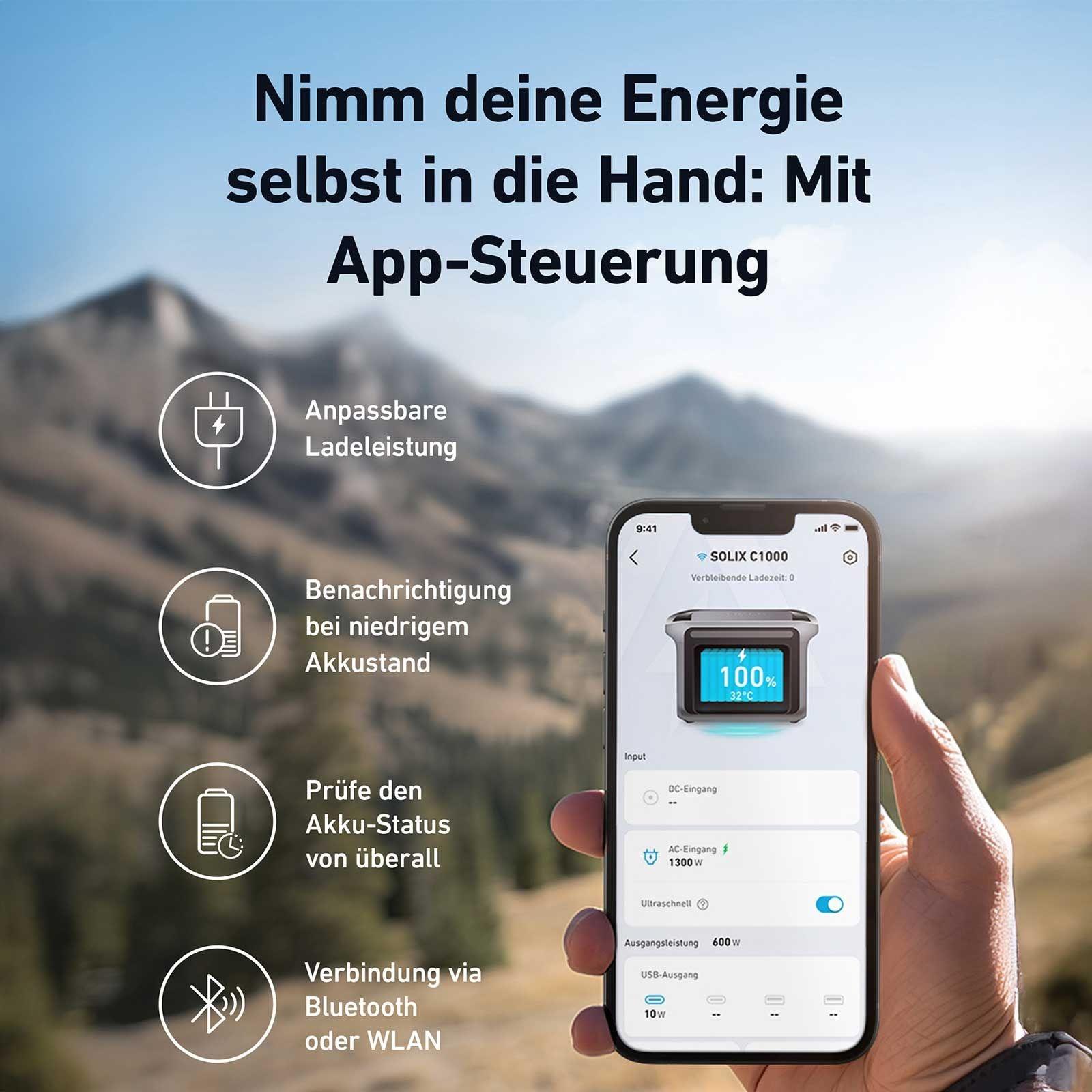 Anker SOLIX C1000X Tragbare Powerstation - 1056 Wh | 1800 W – Bild 10 von 17