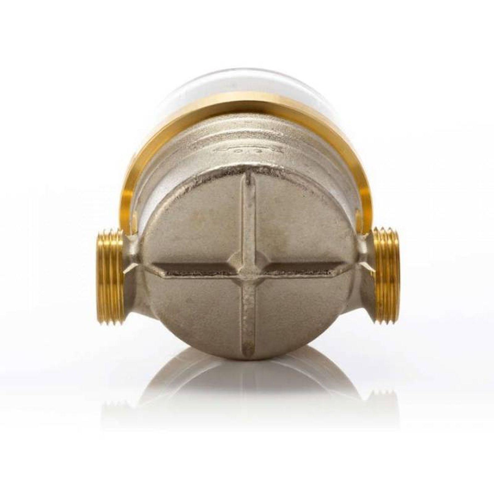 Wohnungs-Wasserzähler Aufputz für Warmwasser Q3 2,5 m³ - Baulänge 80 mm – Bild 3 von 3