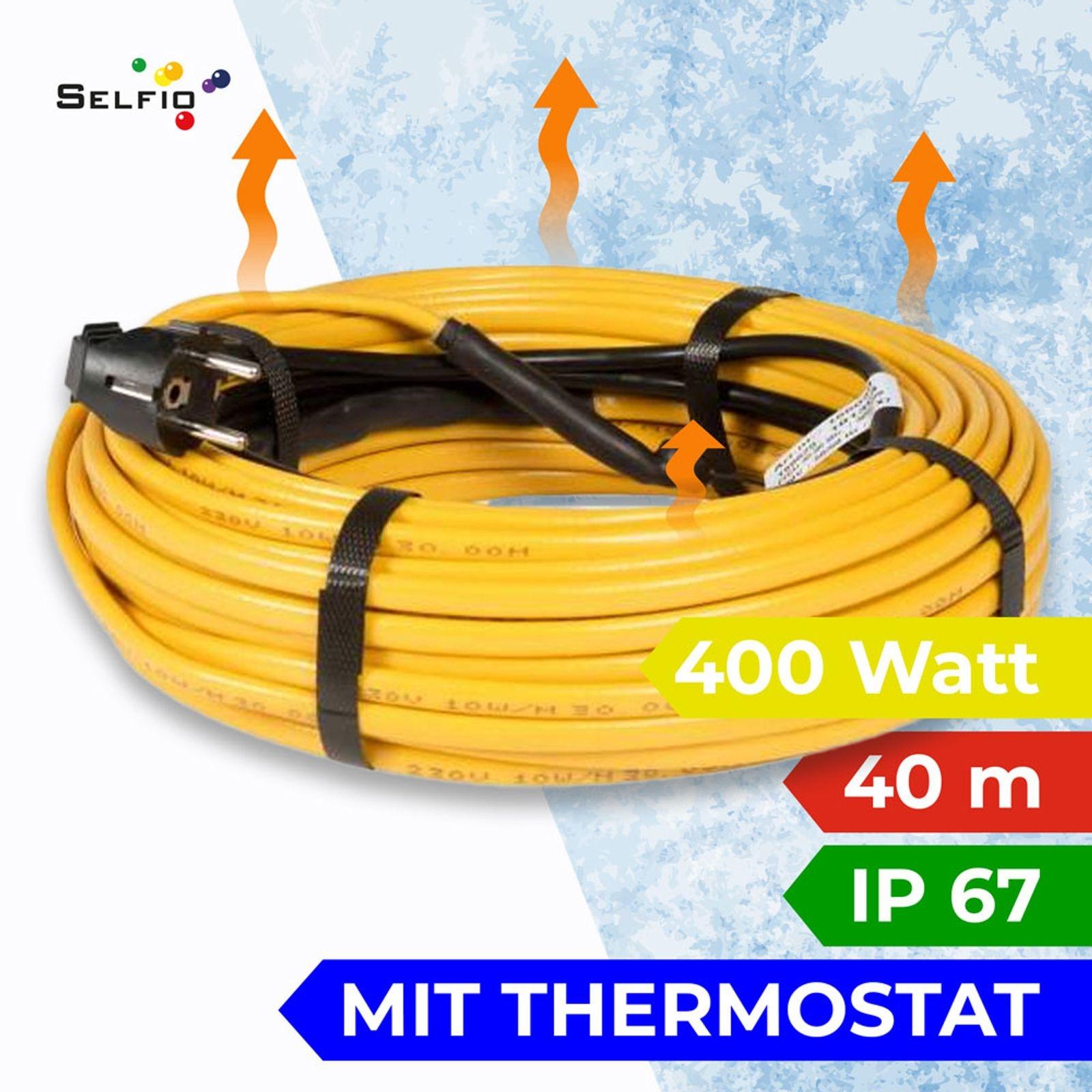 Rohrbegleitheizung Frostschutz-Heizleitung 40 m 400 Watt
