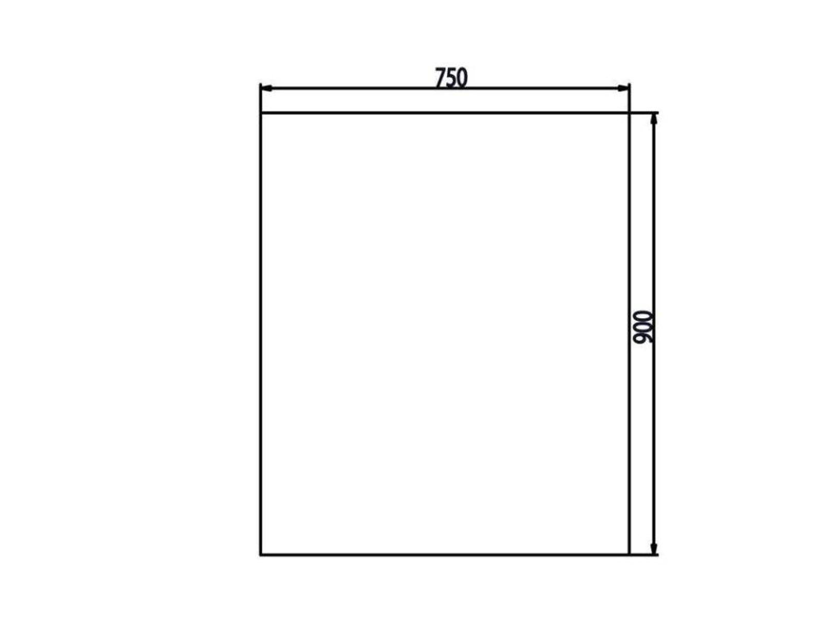 Haas+Sohn Bodenplatte Glas für Kaminofen E1 Quadrat Glas – Bild 2 von 10