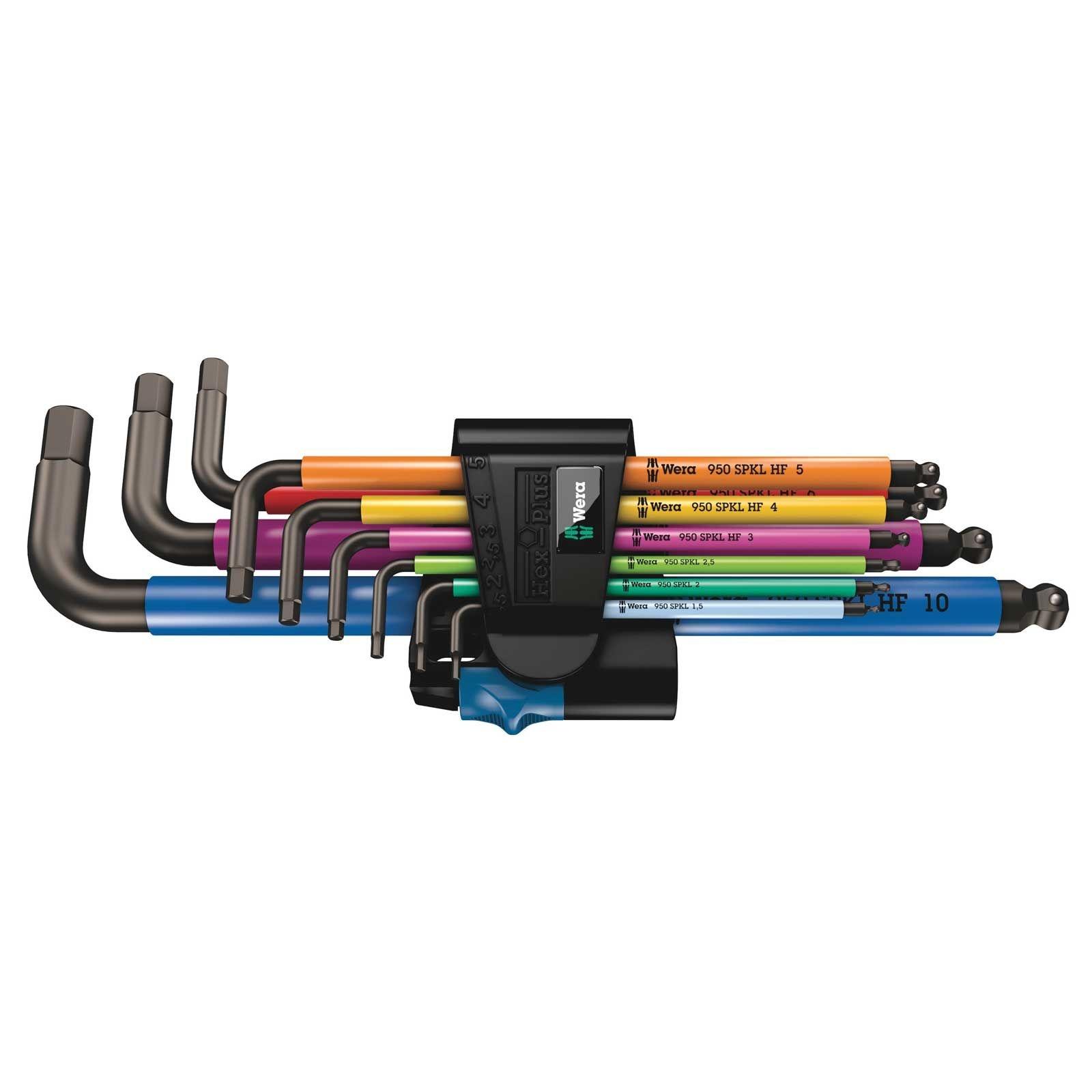 Wera 950/9 Hex-Plus Multicolour HF 1 Winkelschlüsselsatz 9-teilig
