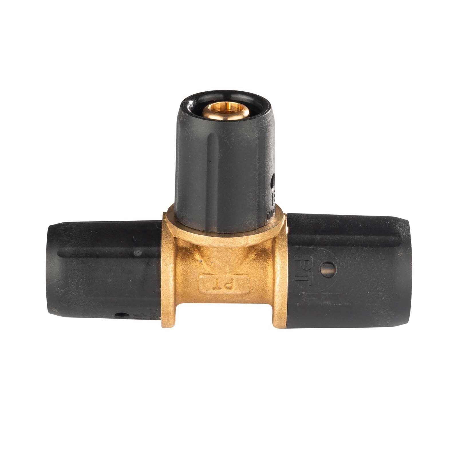 Selfio-Steck Aluverbund Steckfitting T-Stück reduziert 20 x 2 - 16 x 2 - 16 x 2 mm DVGW – Bild 2 von 2