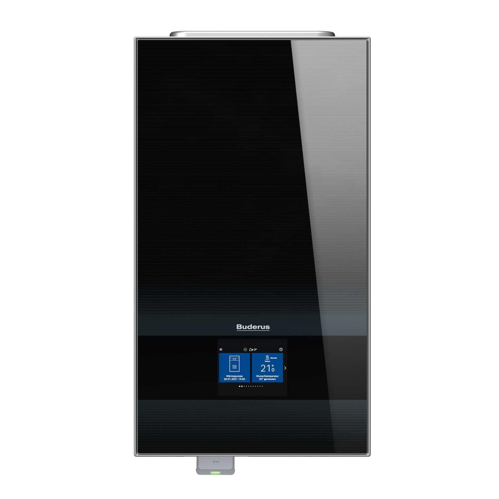 Buderus Luft-Wasser-Wärmepumpe Logaplus M WLW186i-5 AR E schwarz