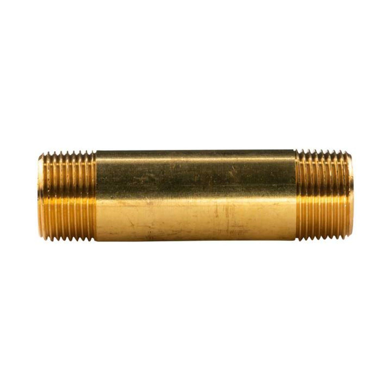 Messing Gewinde-Fitting Distanz Doppelnippel 3/4"-3/4" L= 90 mm, schwere Ausführung – Bild 2 von 2