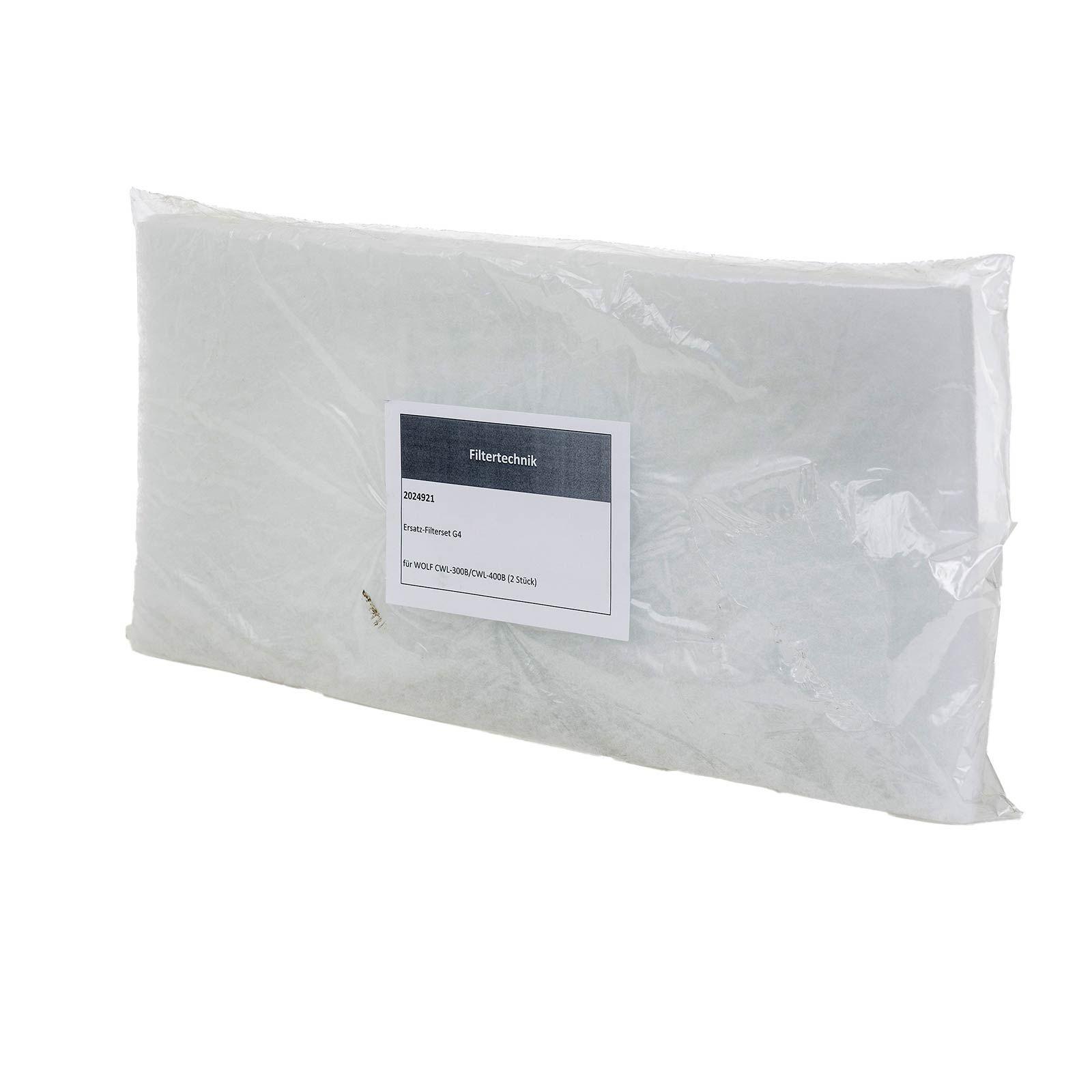 AERIVA Ersatzfilter-Set G4 für WOLF CWL-300B/CWL-400B 2 Stück