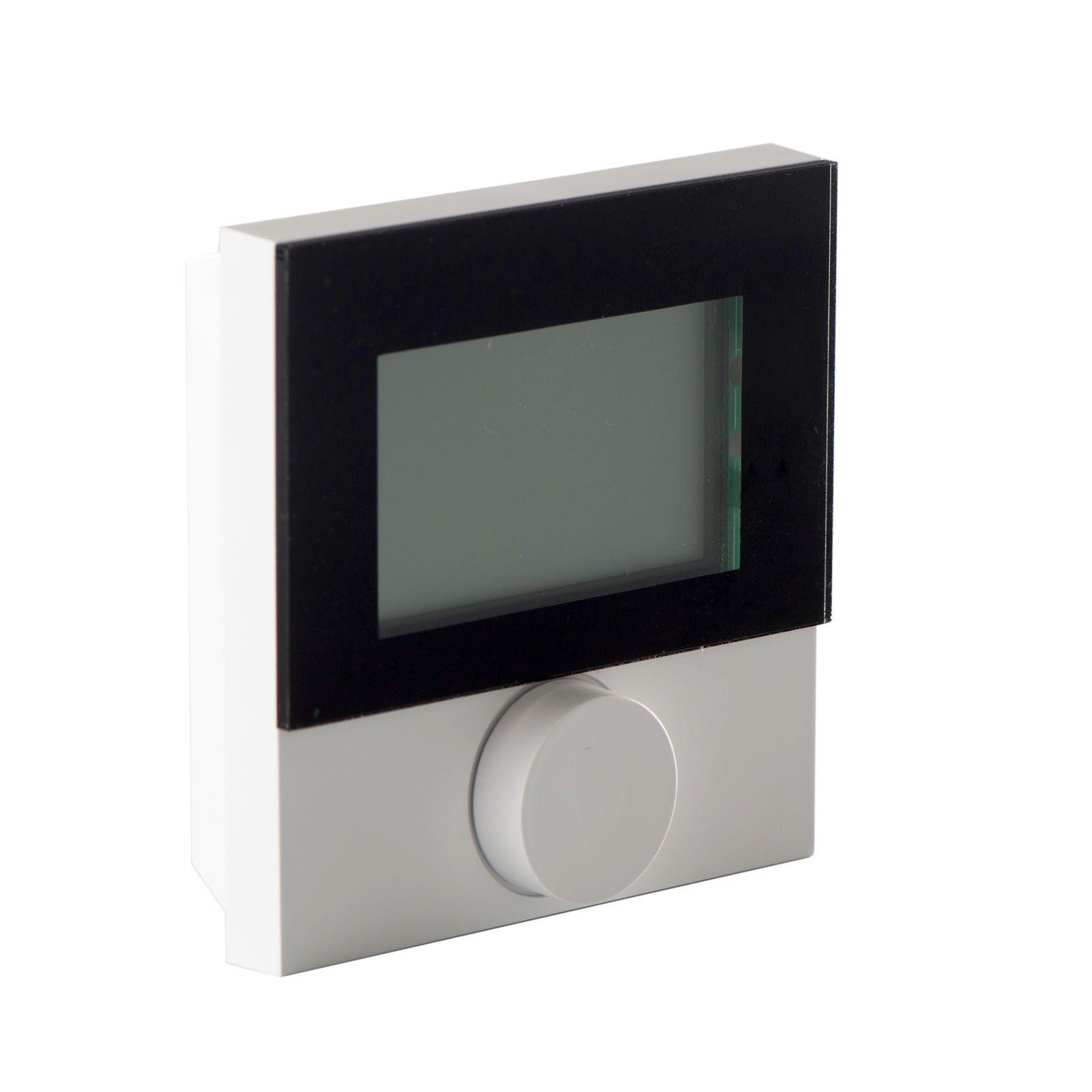 Alpha Regler direct Standard LCD 230 V Raumthermostat mit Designscheibe & Triac