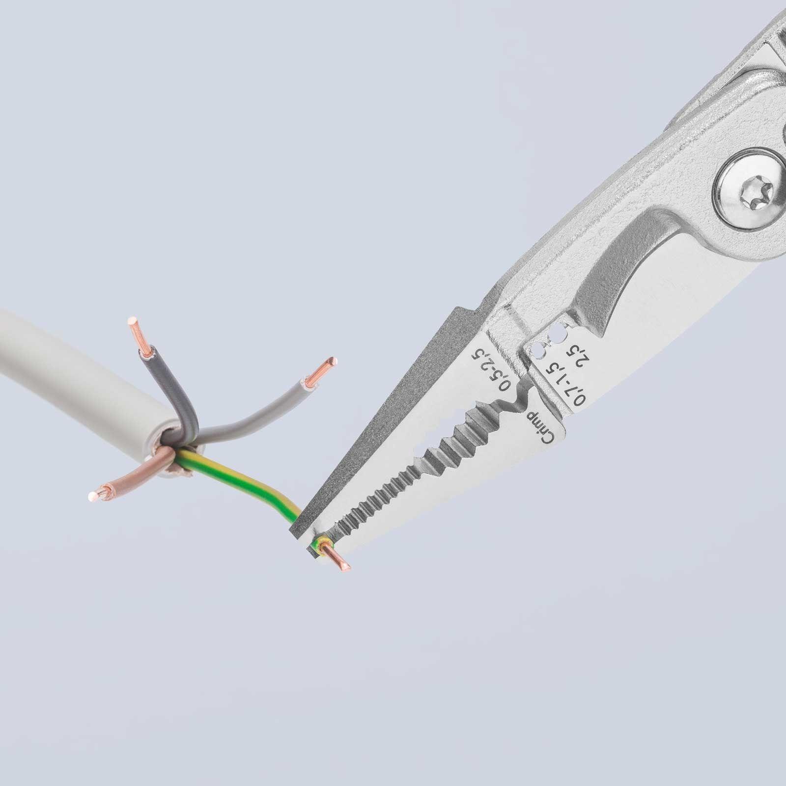KNIPEX Elektro-Installationszange 200 mm – Bild 6 von 6
