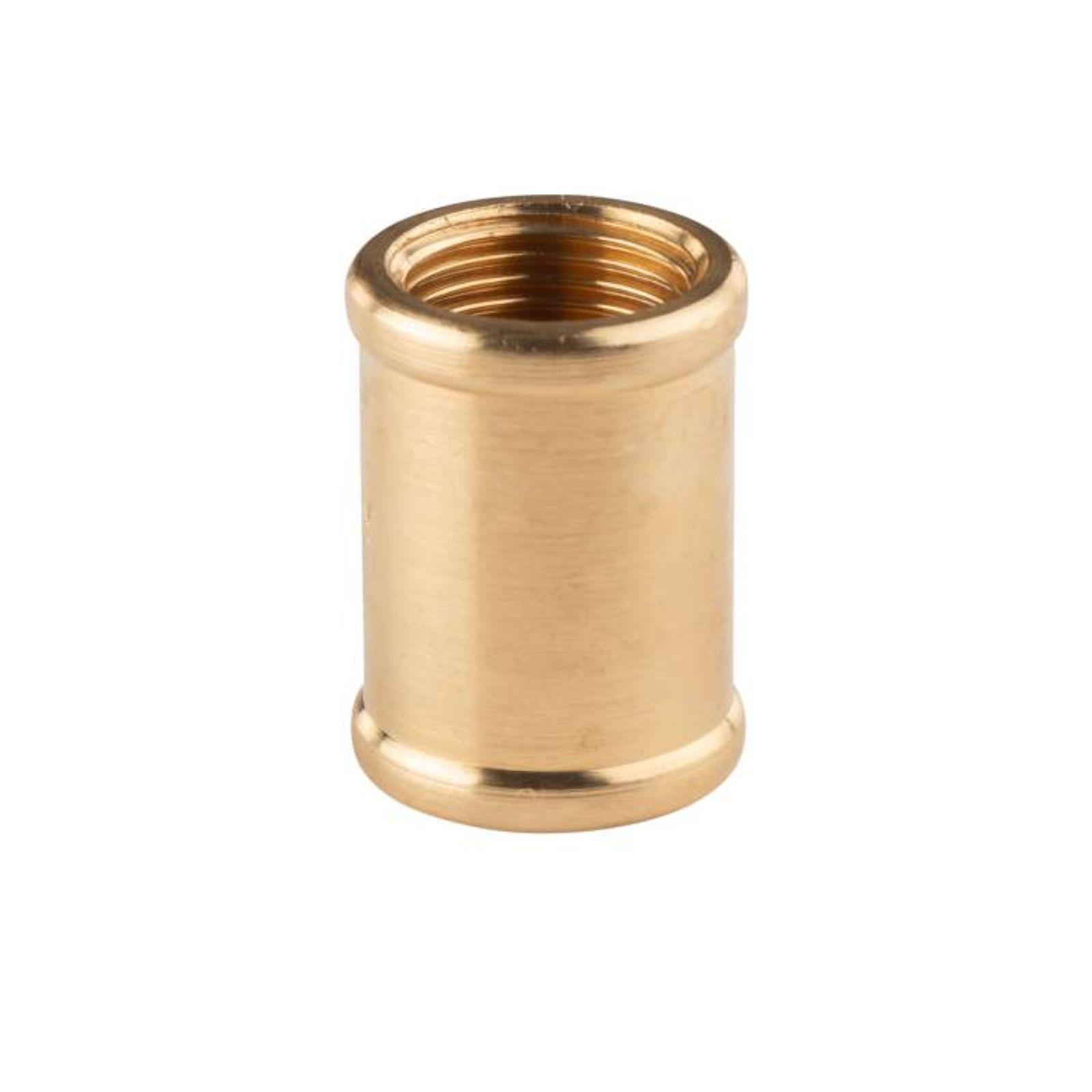 Messing Gewinde-Fitting Muffe 3/8"IG - 3/8"IG (DN 10) - schwere Ausführung