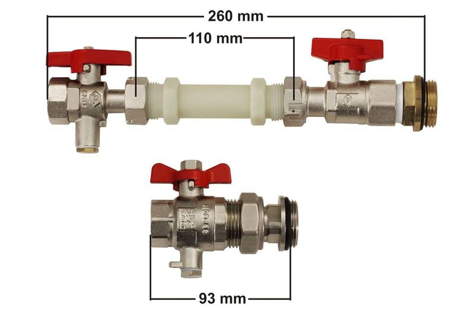 Wärmemengenzähler-Einbauset horizontal – Bild 3 von 5