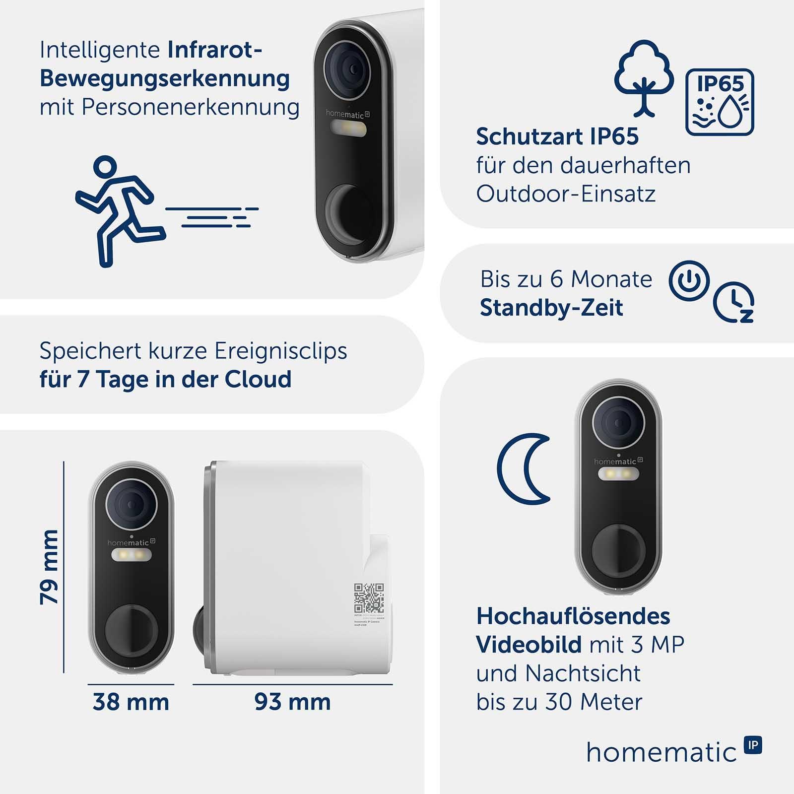 Homematic IP Akku-Außenkamera HmIP-COR – Bild 10 von 11