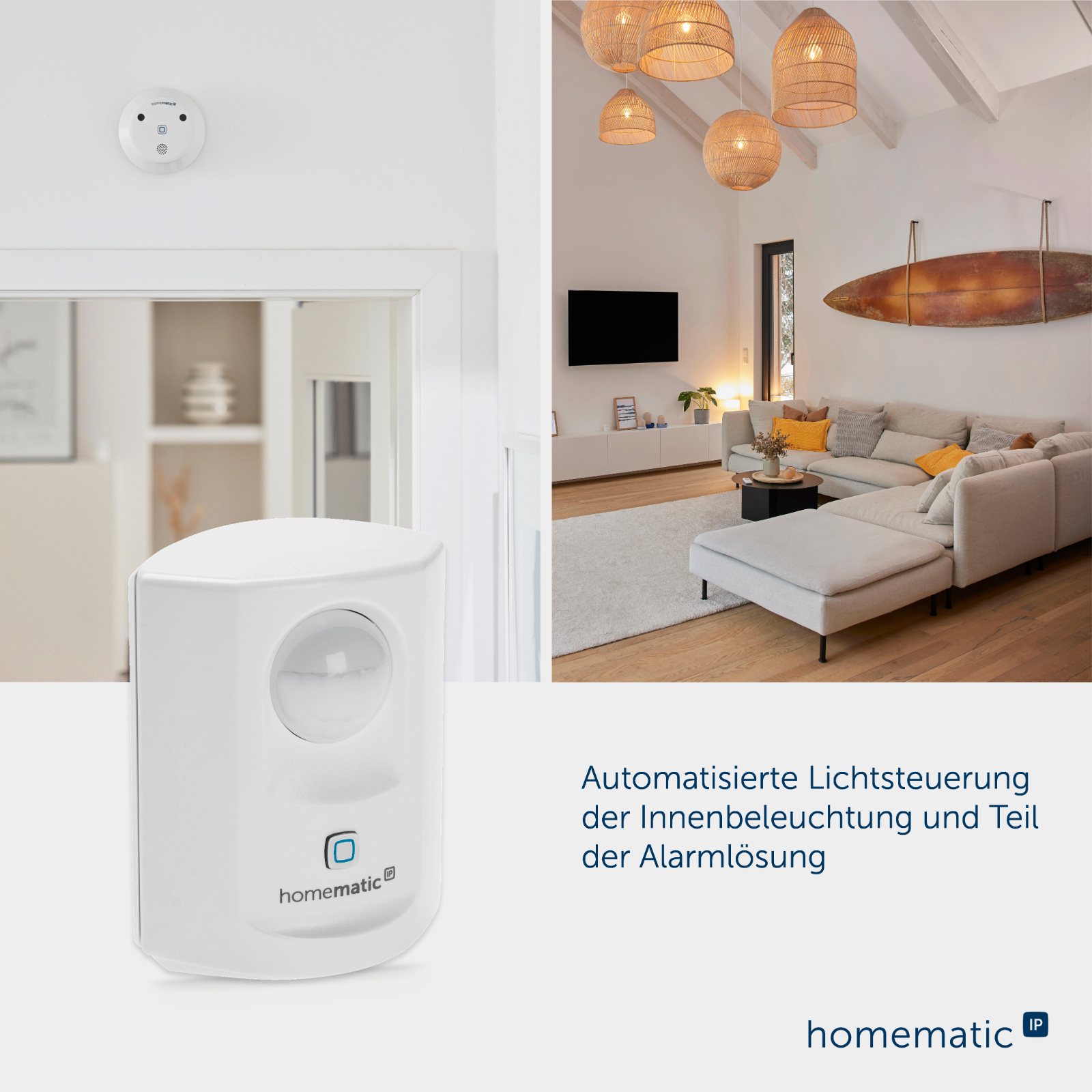 Homematic IP Smart Home Bewegungsmelder mit Dämmerungssensor - innen HmIP-SMI – Bild 16 von 17