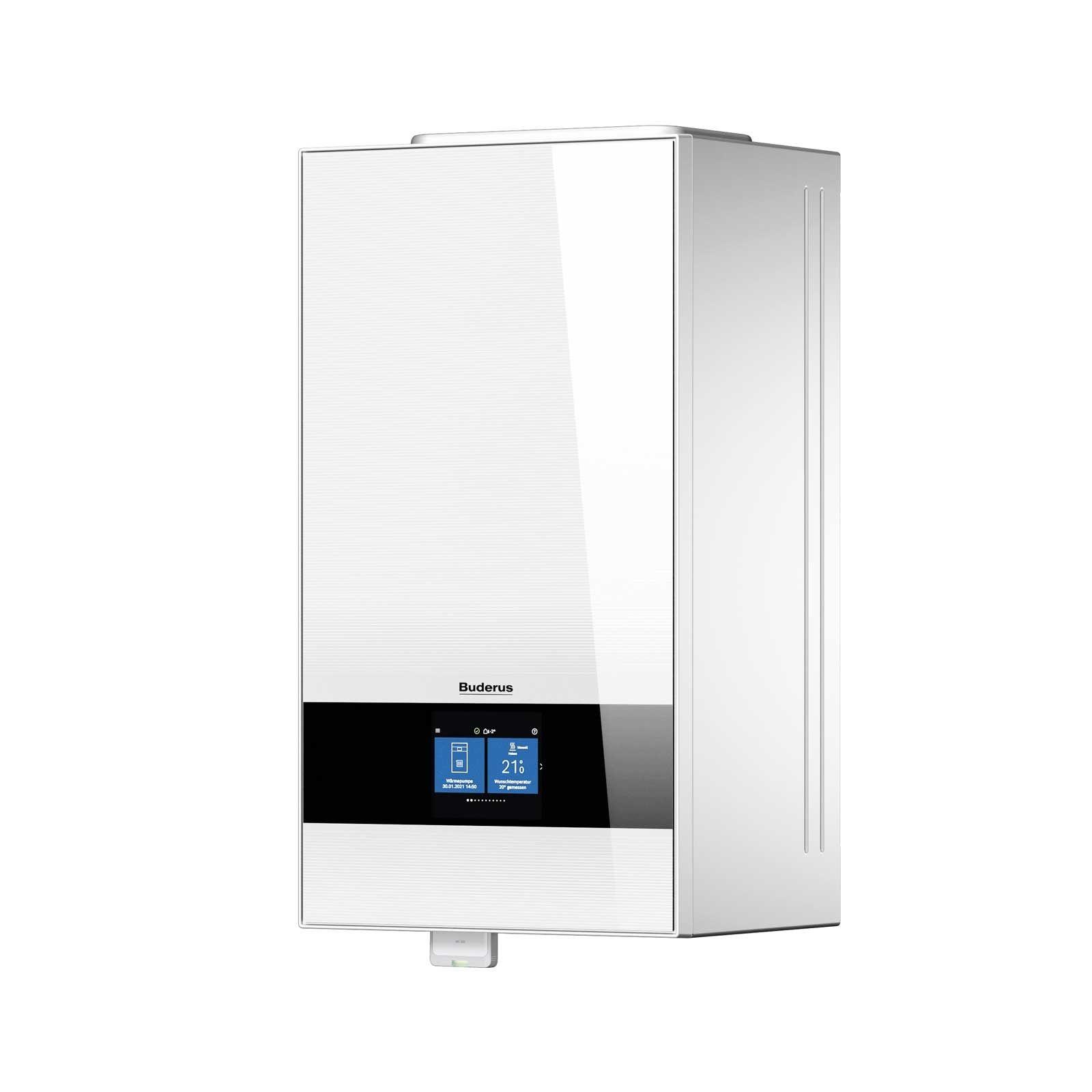Buderus Luft-Wasser-Wärmepumpe Logaplus M WLW186i-12 AR E weiss – Bild 4 von 5