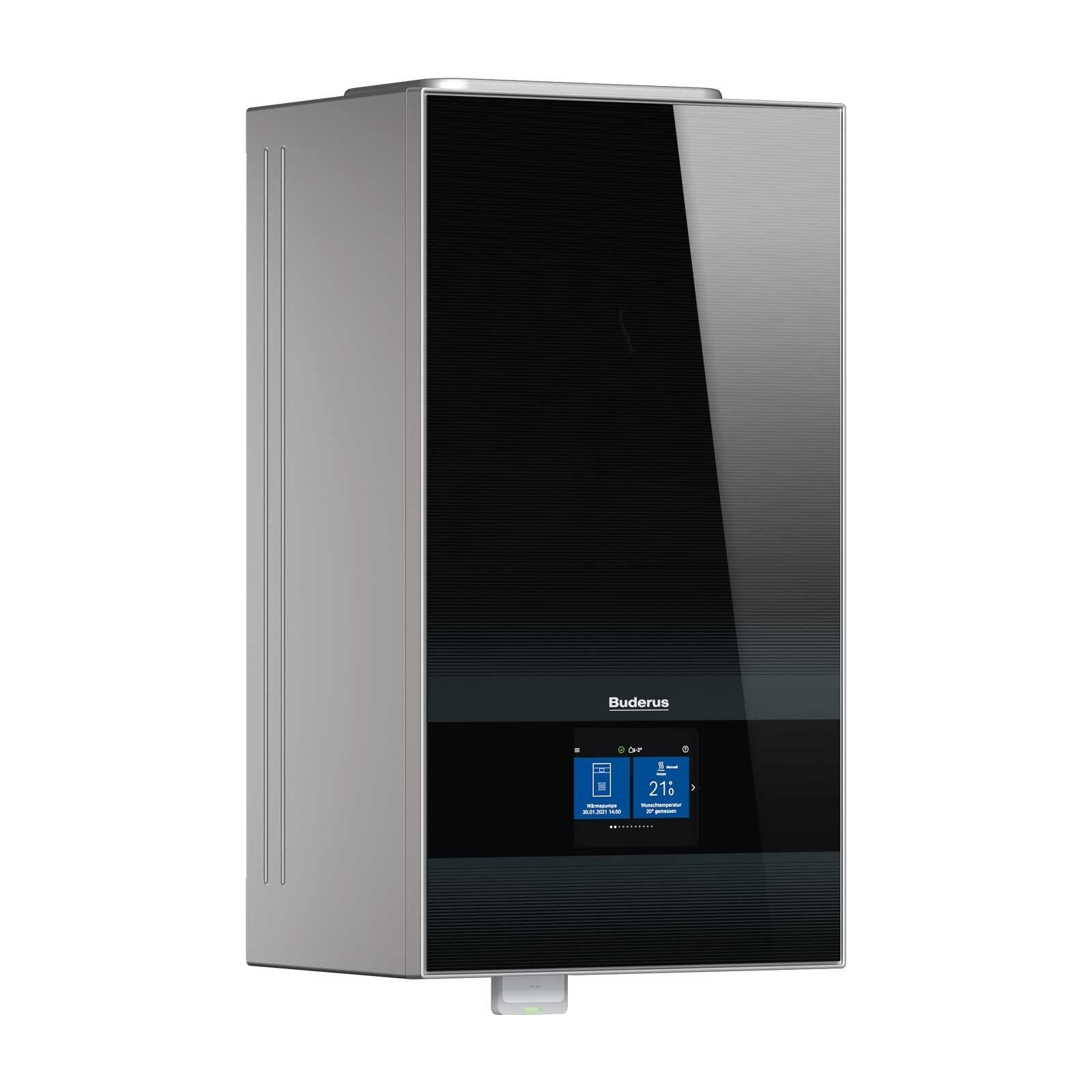 Buderus Luft-Wasser-Wärmepumpe Logaplus M WLW186i-5 AR E schwarz