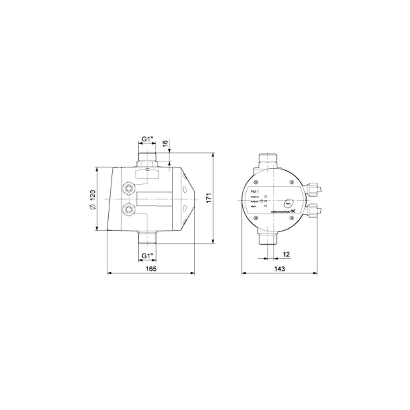 Grundfos Druckmanager PM1 Einschaltdruck 1,5 bar – Bild 2 von 2