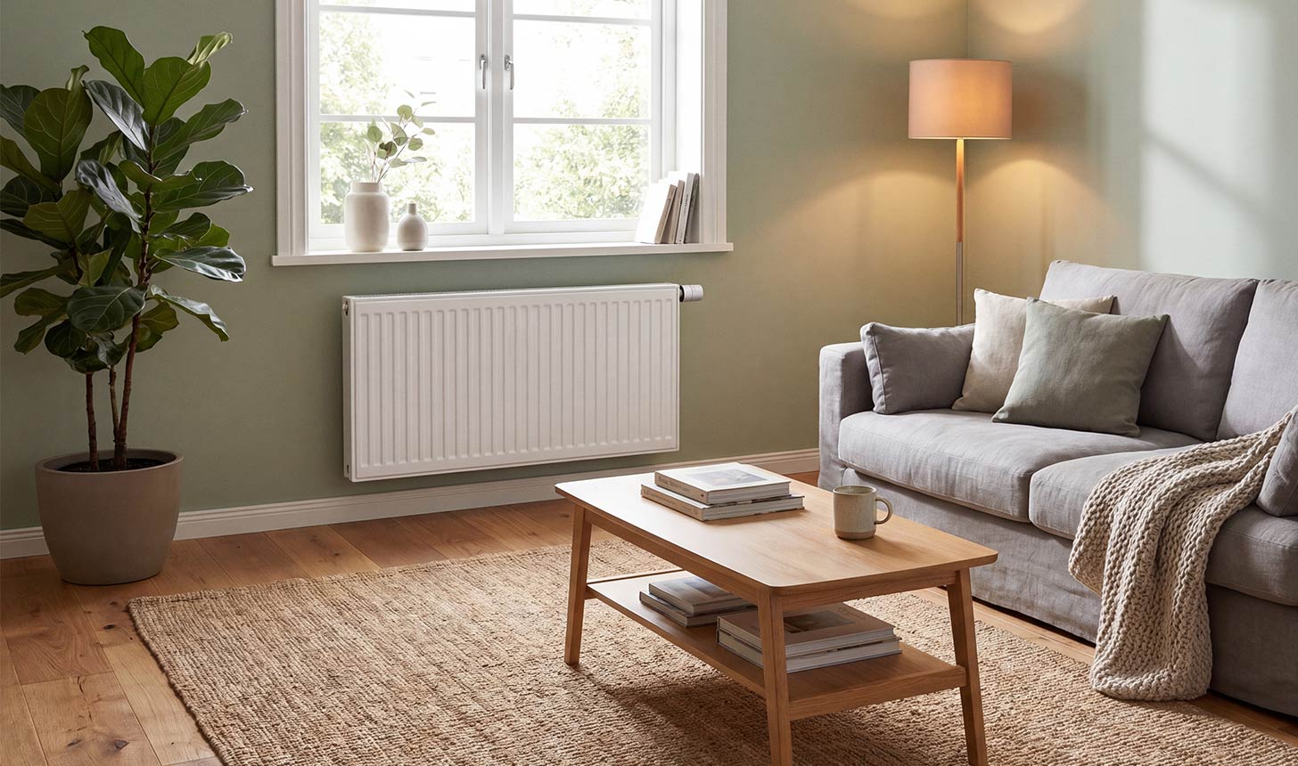 Viessmann Heizkörper in Wohnzimmer