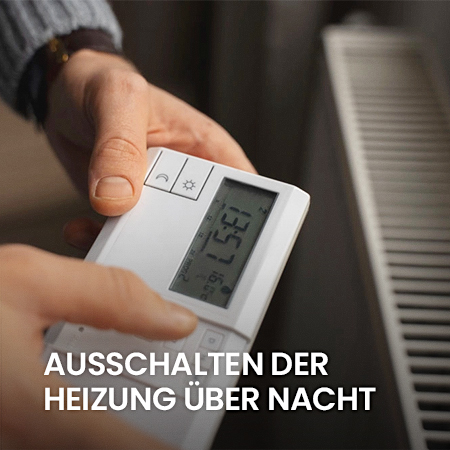 Ausschalten der Heizung über Nacht