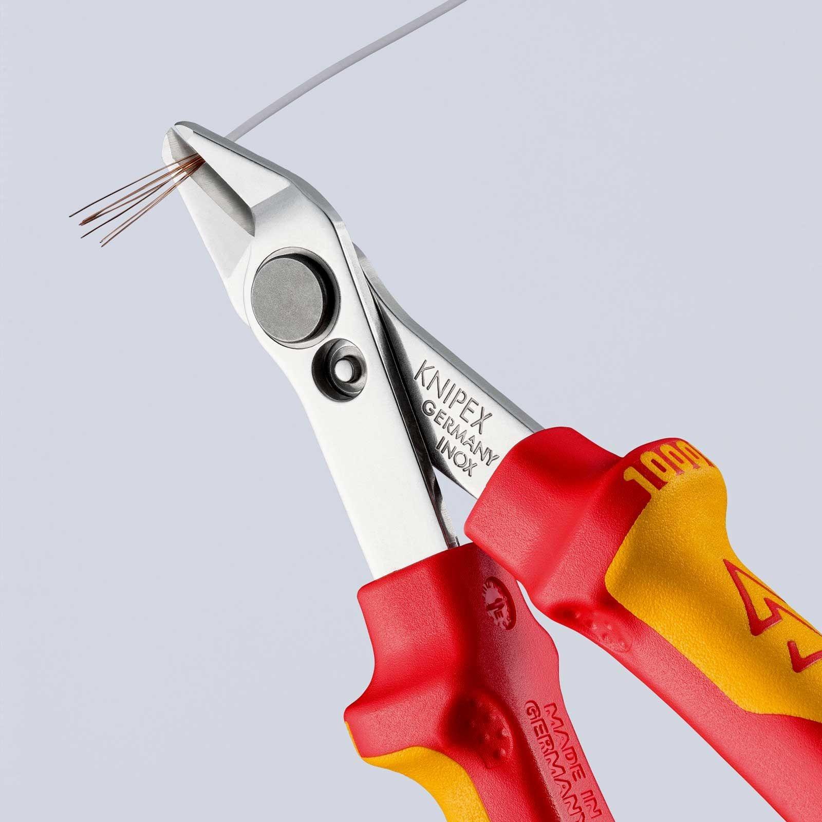 KNIPEX Electronic Super Knips® VDE-geprüfte Präzisionszange 125 mm – Bild 6 von 11