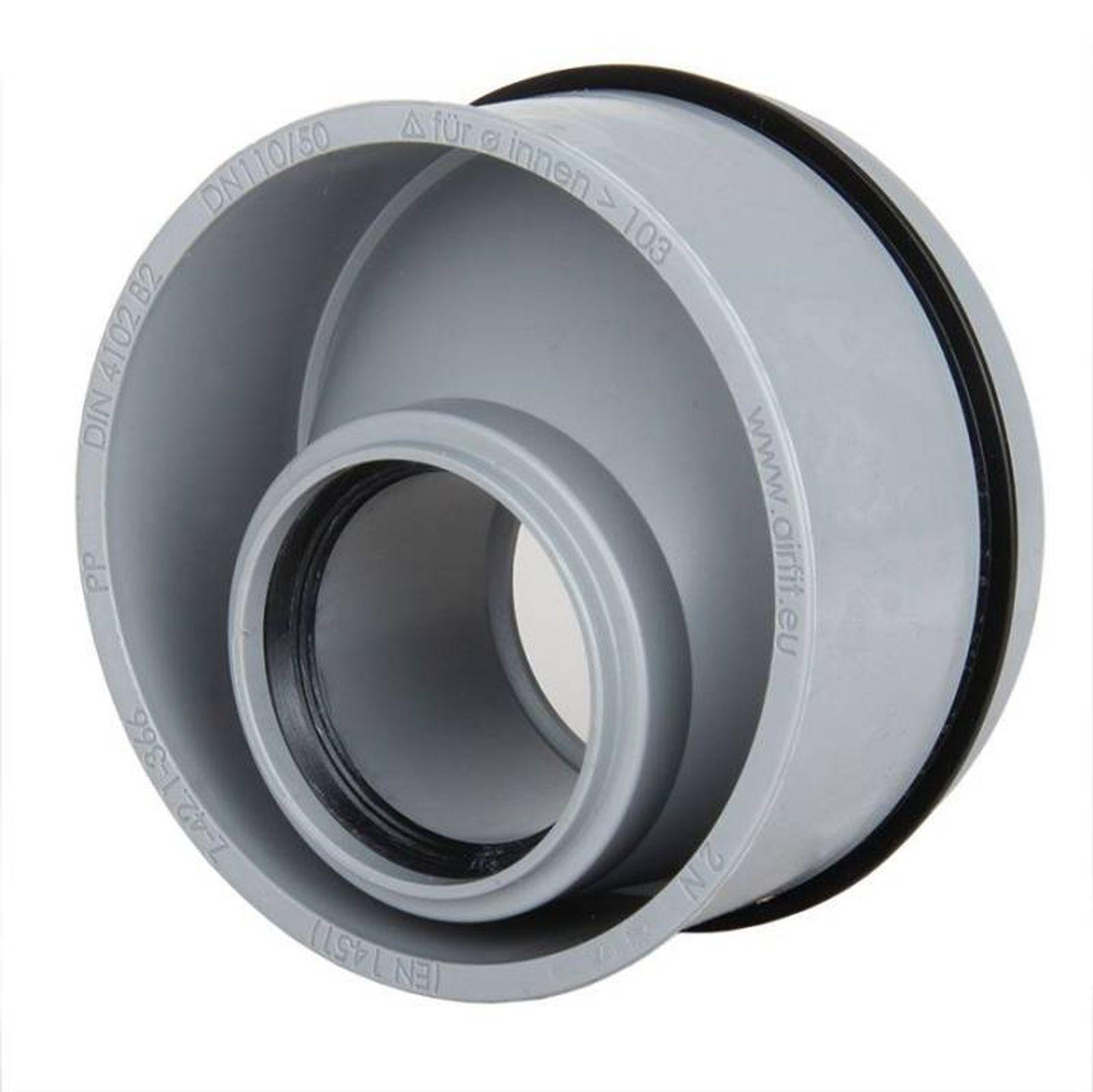 Airfit Abwasser-Innen-Reduzierstück DN 110 x 50 – Bild 2 von 3