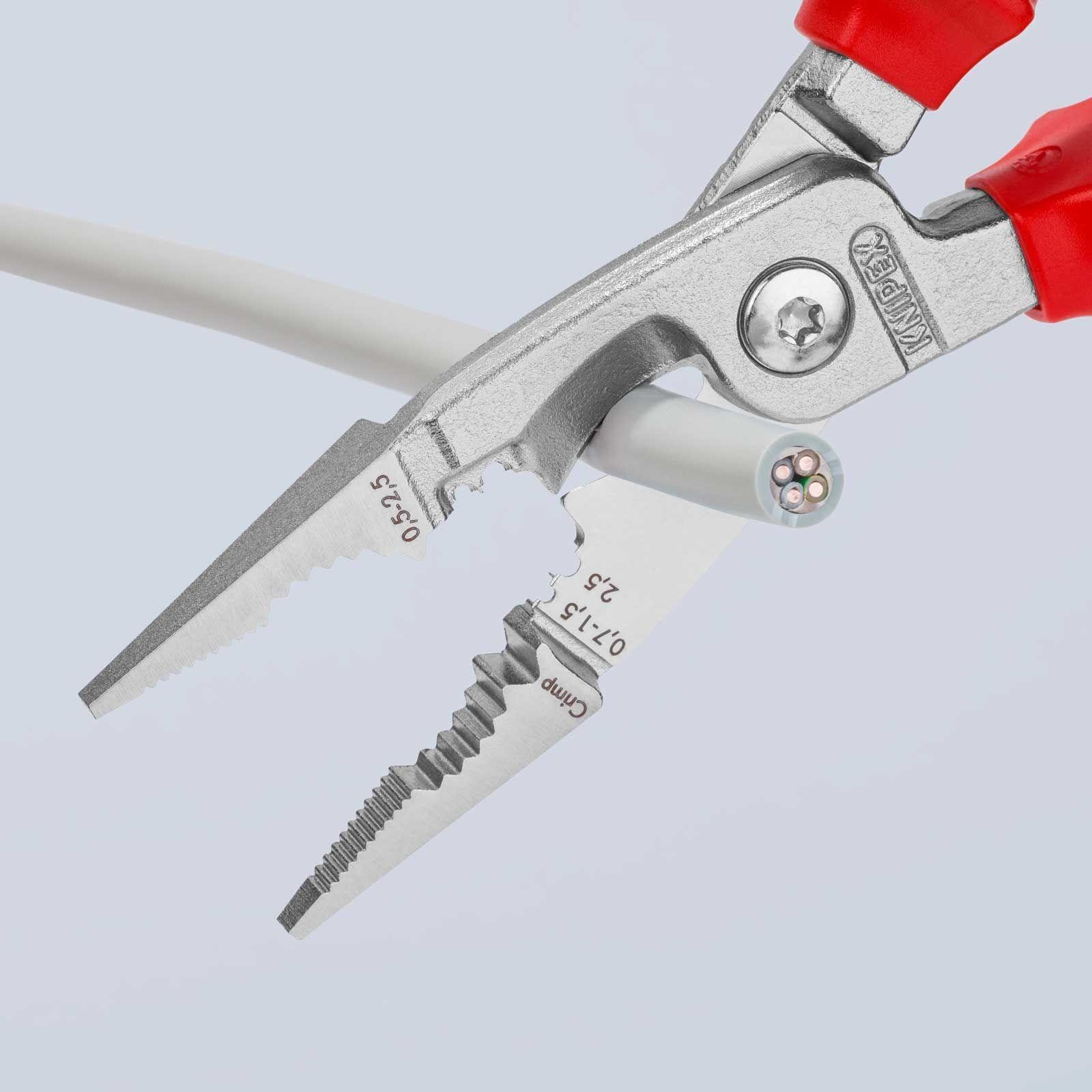 KNIPEX Elektro-Installationszange 200 mm – Bild 5 von 6