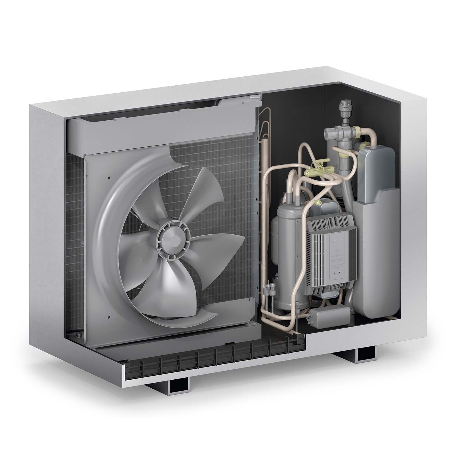Viessmann Paket Vitocal 150-A Luft/Wasser-Wärmepumpe 6,5 kW AWO-M-E-AC 151.A08 230V Monoblock mit Speicher Vitocell 100-V CVWC 250l – Bild 5 von 16