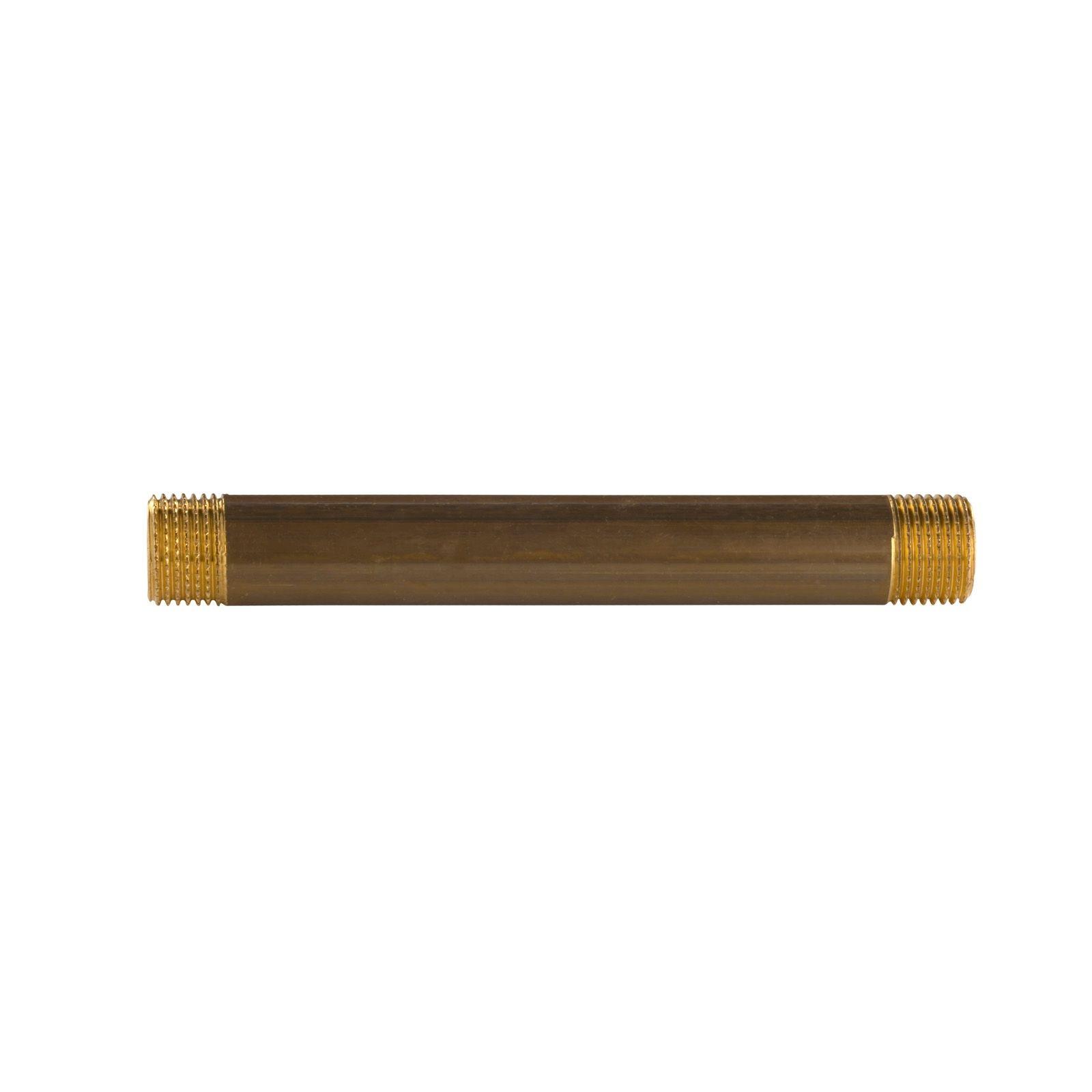 Messing Gewinde-Fitting Distanz Doppelnippel 1/2"-1/2" L= 150 mm, schwere Ausführung – Bild 2 von 3