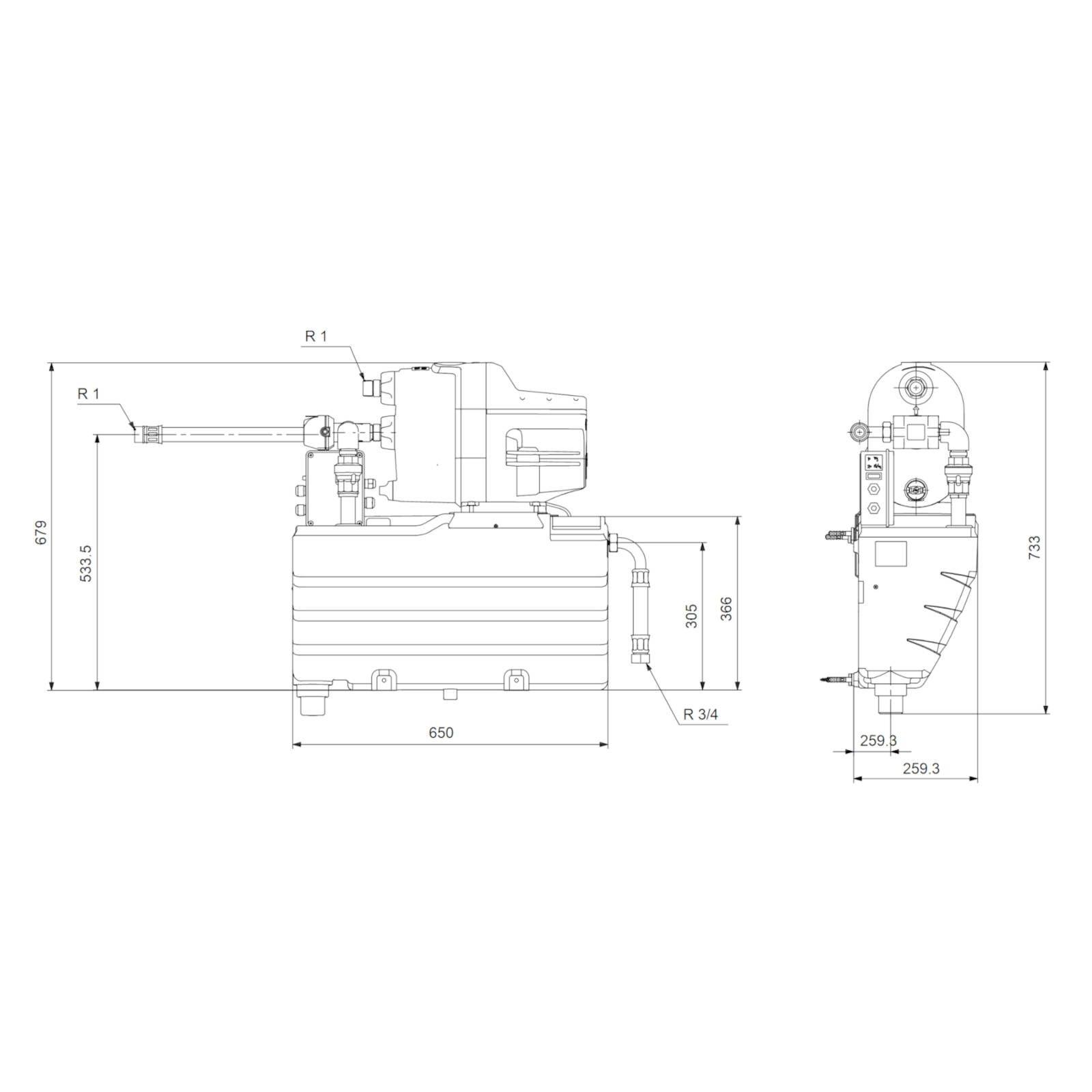 Grundfos Hauswasserwerk SCALA1-System 3-45 – Bild 9 von 9