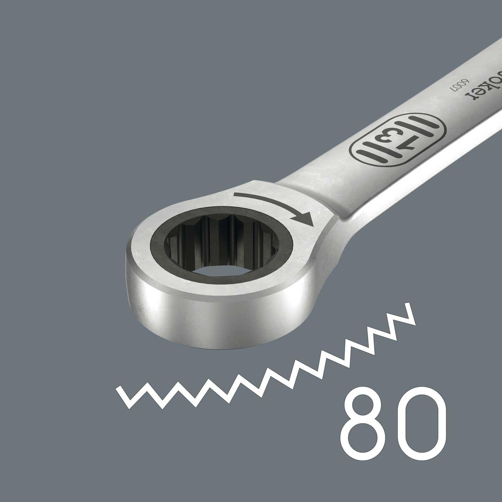 Wera 6007 Joker 5 Set 1 Maul-Ringratschenschlüssel-Satz, 5?teilig – Bild 6 von 6