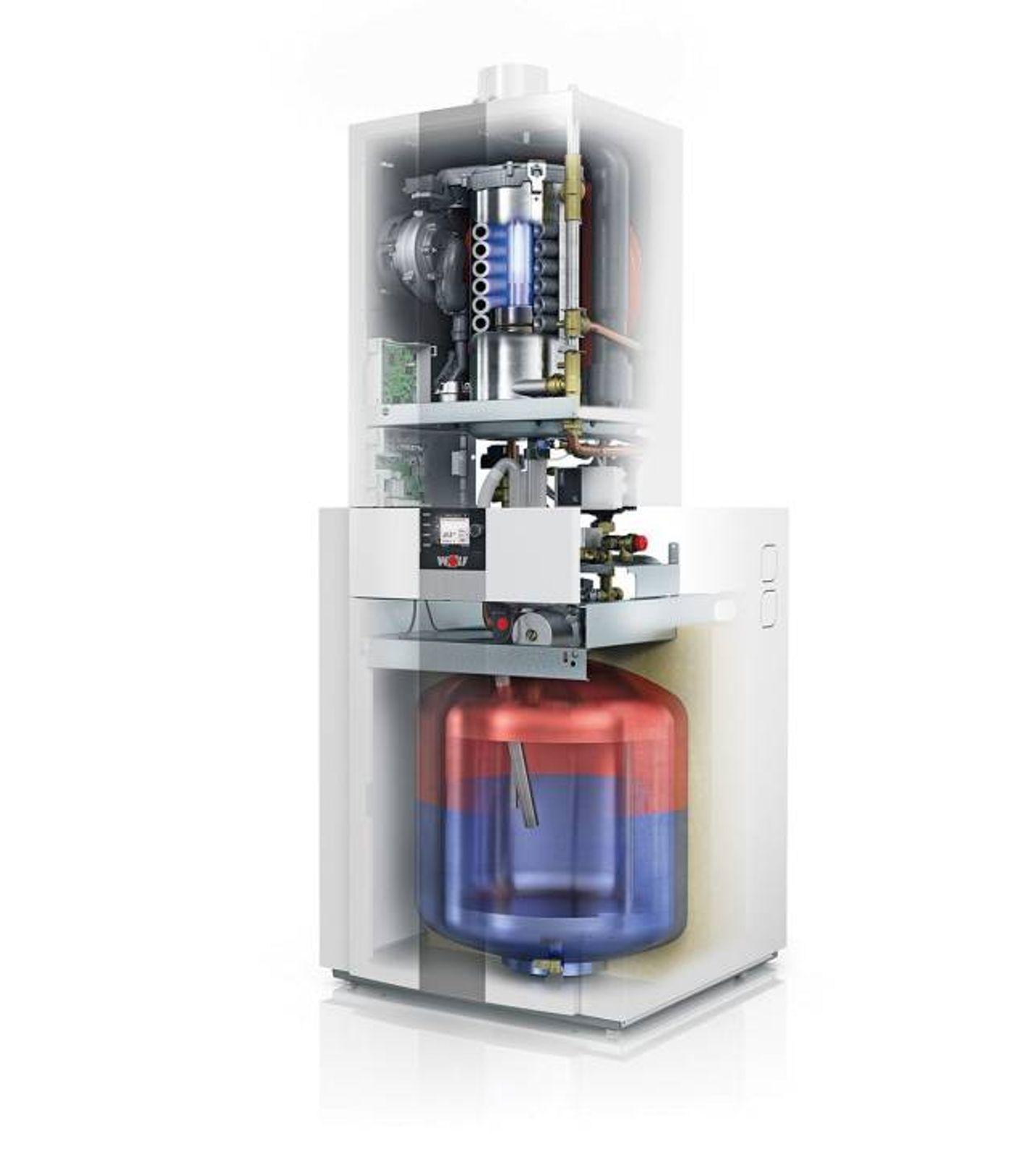 Wolf Gas-Brennwert 20 kW Kompaktheizzentrale CGS-2-20-160L – Bild 4 von 8