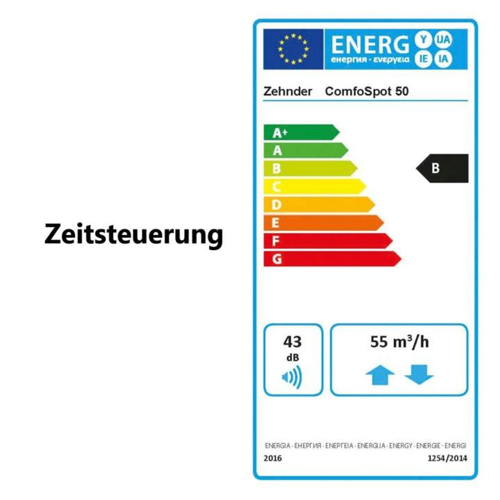 Dezentrales Zehnder Komfort-Lüftungsgerät ComfoSpot 50 Außenwandhaube Kunststoff – Bild 3 von 3