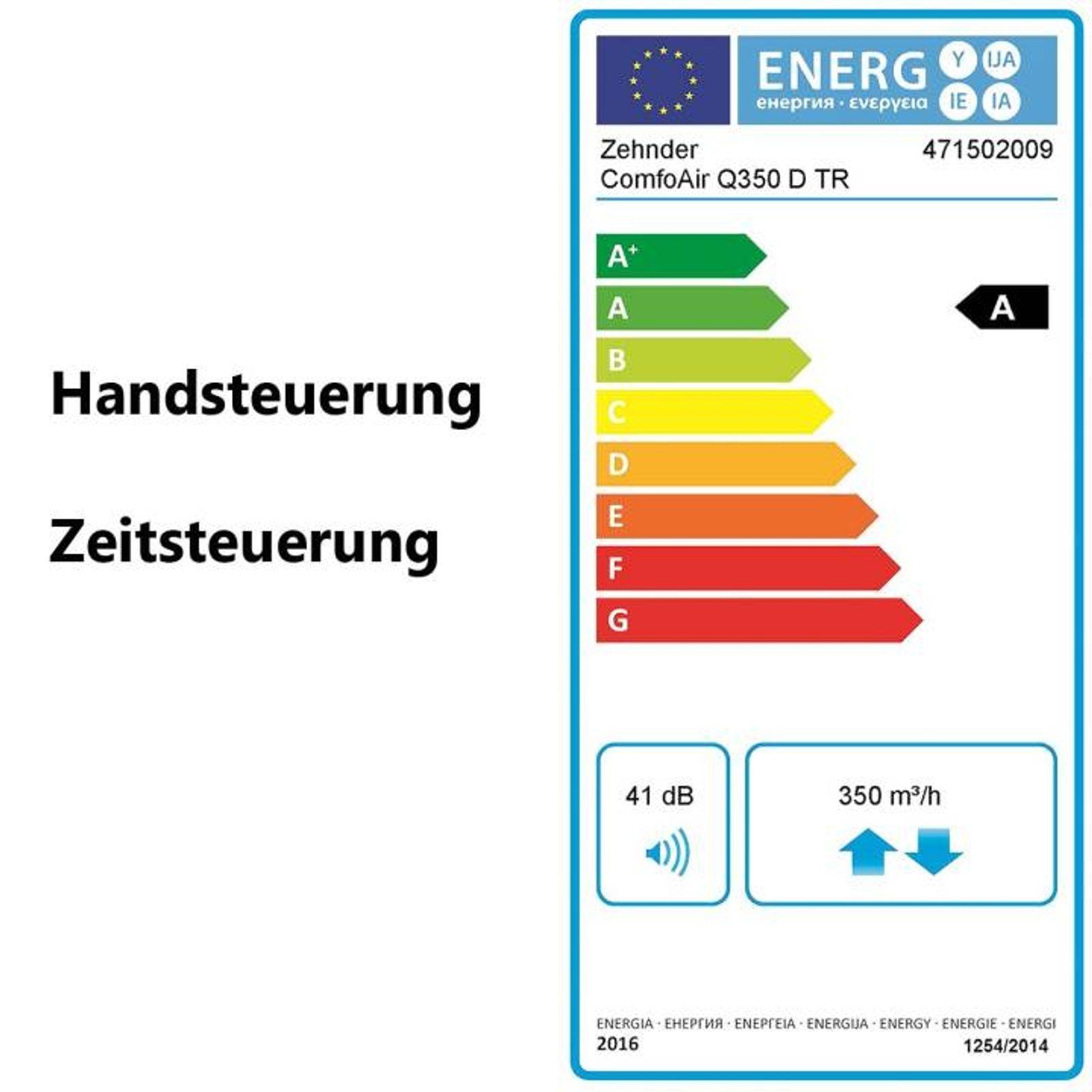 Zehnder ComfoClime Cool Basis-Paket 24 mit Lüftungsgerät ComfoAir Q350 TR – Bild 12 von 13