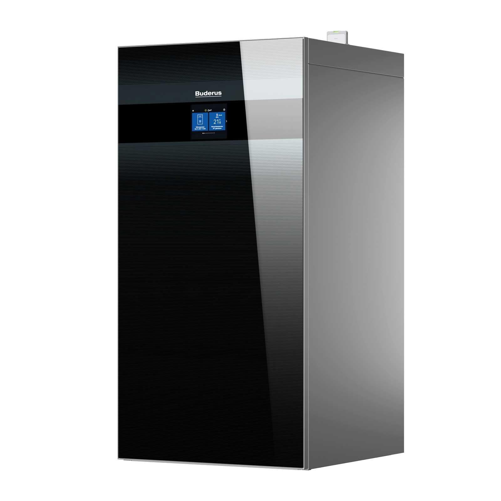 Buderus Luft-Wasser-Wärmepumpe Logaplus M WLW186i-7 AR TP70 schwarz