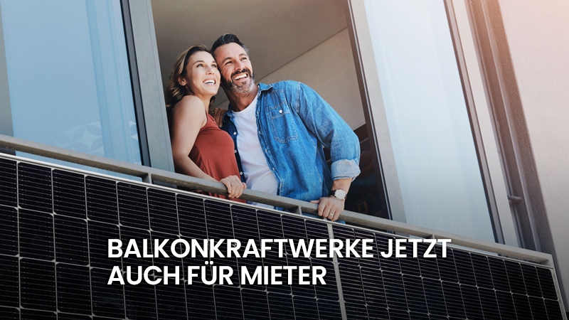 Balkonkraftwerk für Mieter