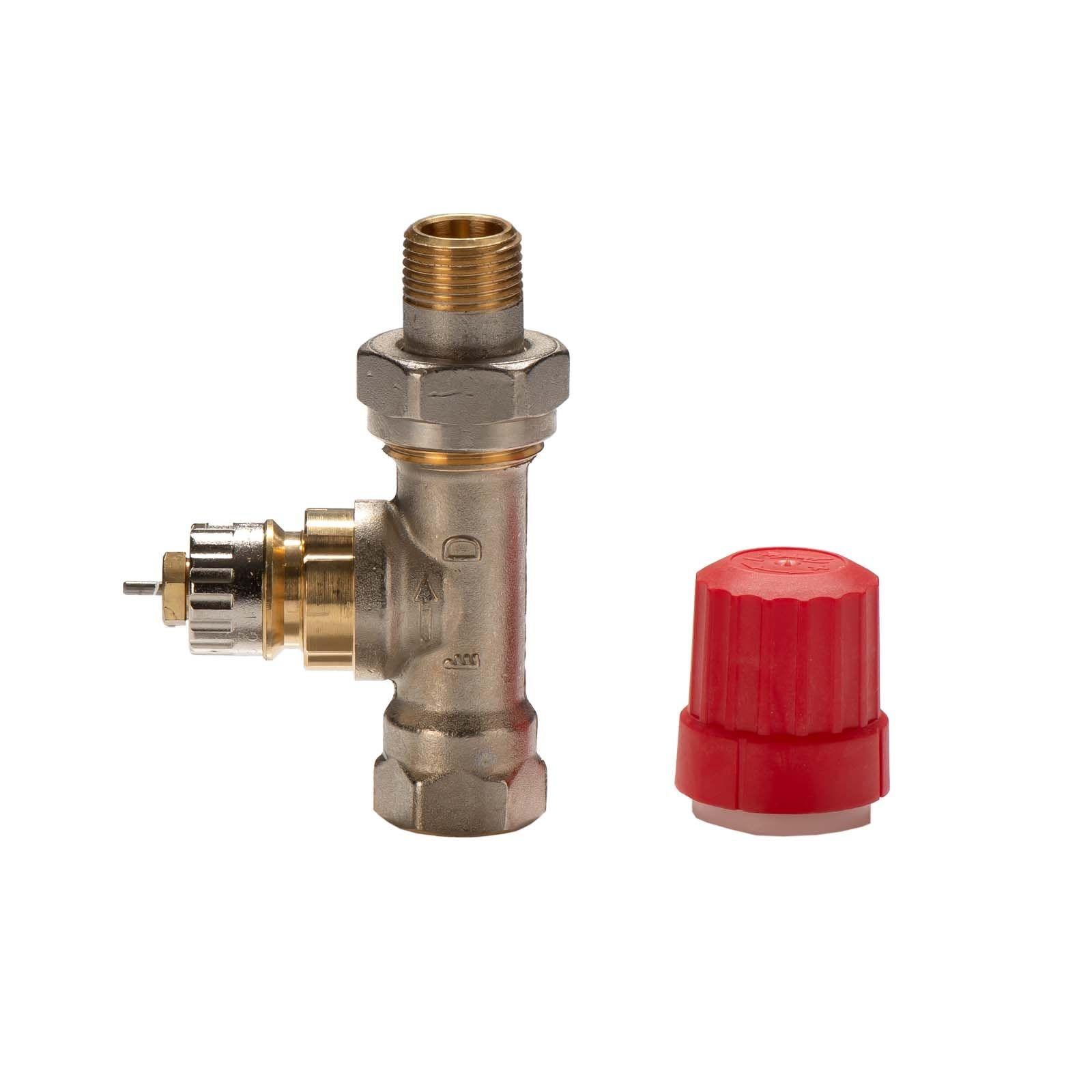 Danfoss Ventilgehäuse Typ RA-N 10 3/8 Zoll Durchgangsform matt vernickelt – Bild 2 von 2