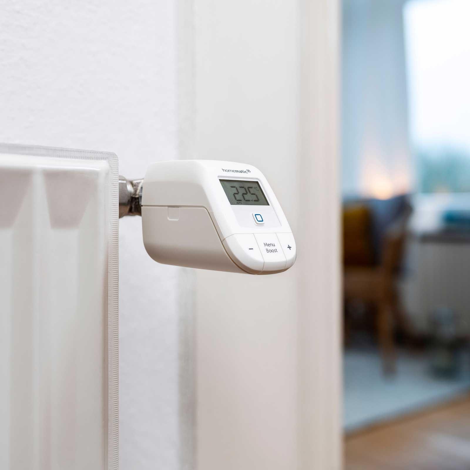 Homematic IP Smart Home Starter Set Heizen - Access Point 2 + 3x Heizkörperthermostat basic HmIP-eTRV-B-2 – Bild 22 von 22