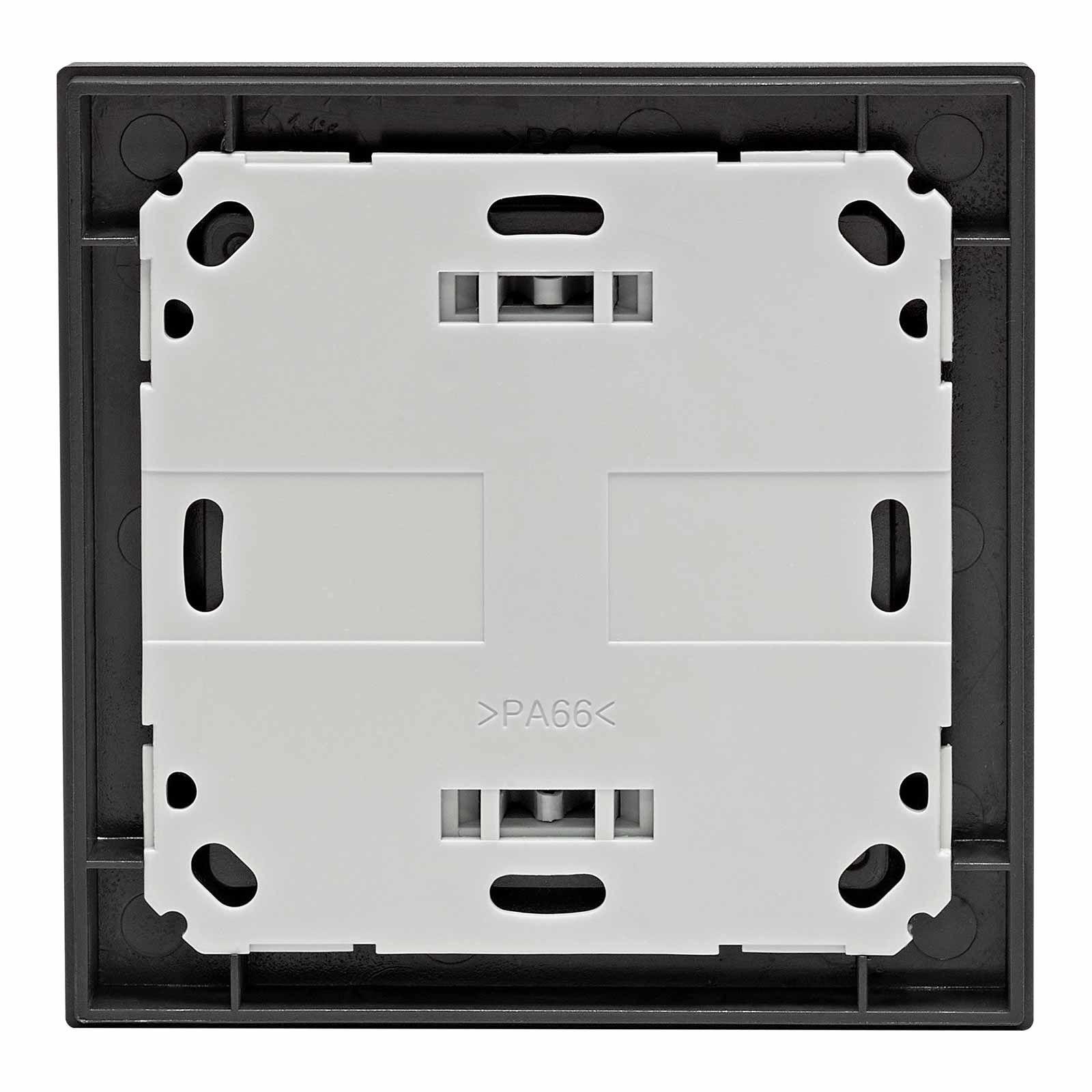 Homematic IP Smart Home Temperatur- und Luftfeuchtigkeitssensor mit Display innen HmIP-STHD-A anthrazit – Bild 6 von 7